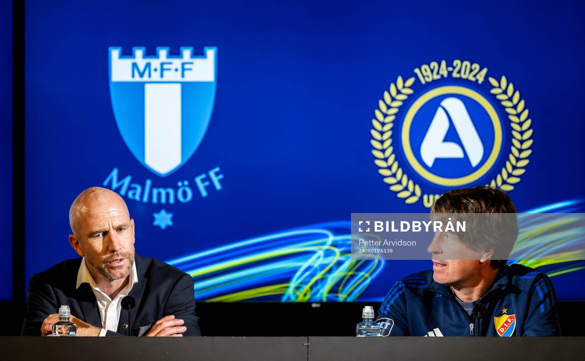 Malmö FFs tränare Henrik Rydström och Djurgårdens