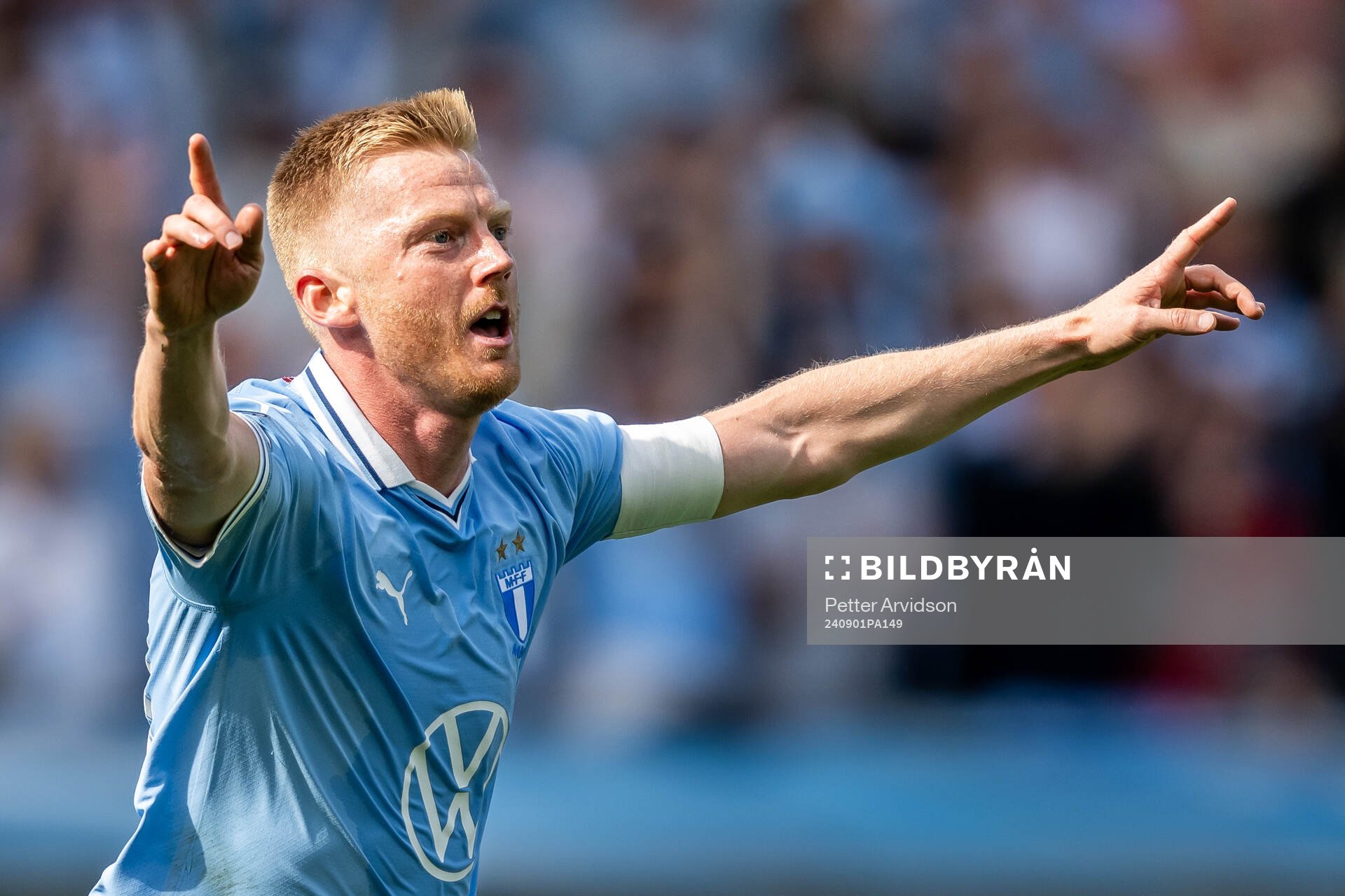 Malmö FFs Anders Christiansen jublar