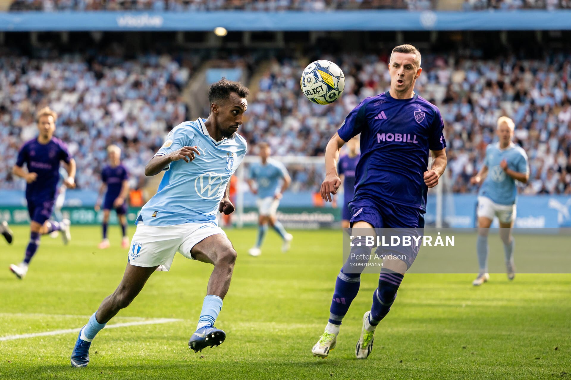 Malmö FFs Taha Ali och Djurgårdens Haris Radetinac