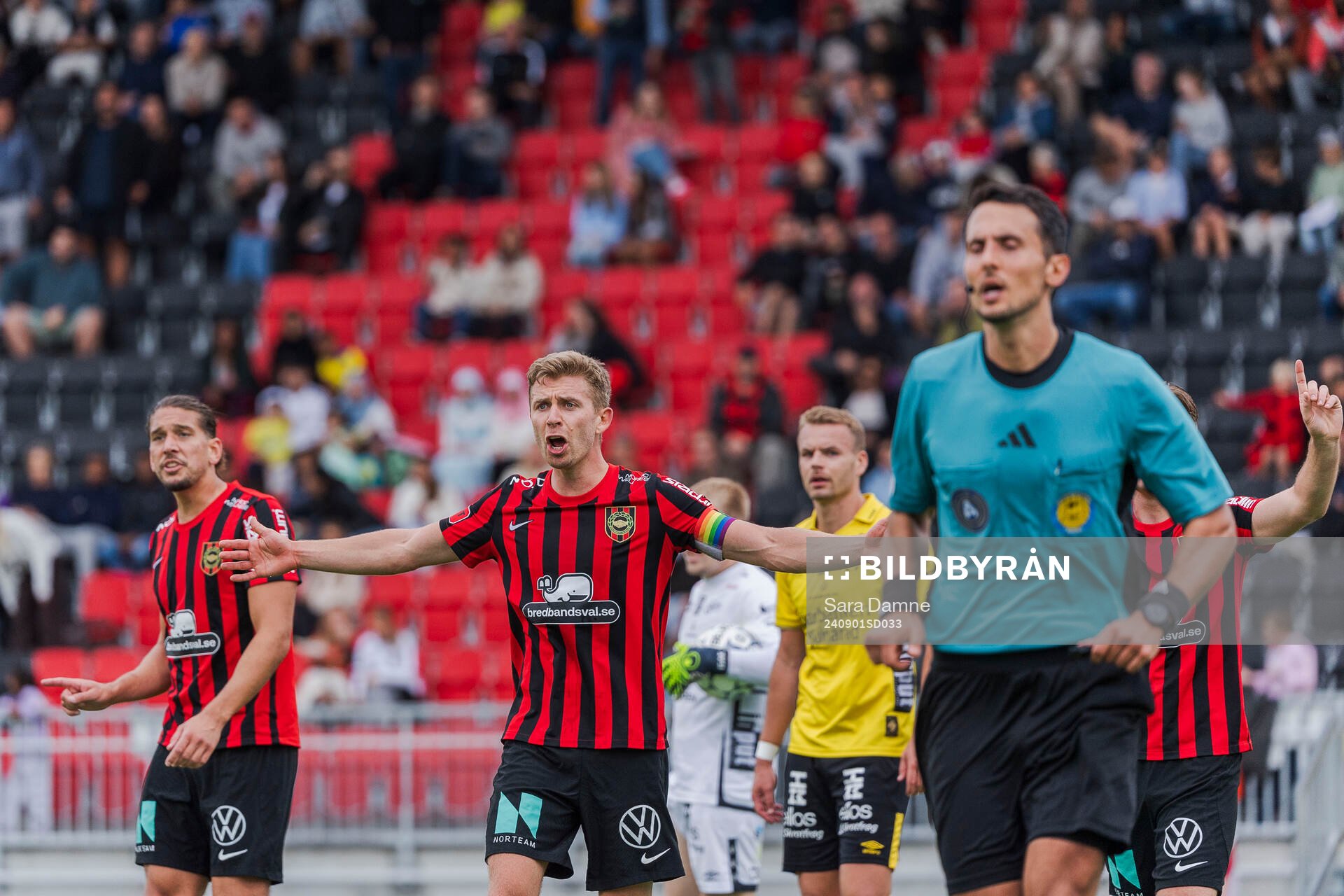 Brommapojkarnas Ludvig Fritzson reagerar