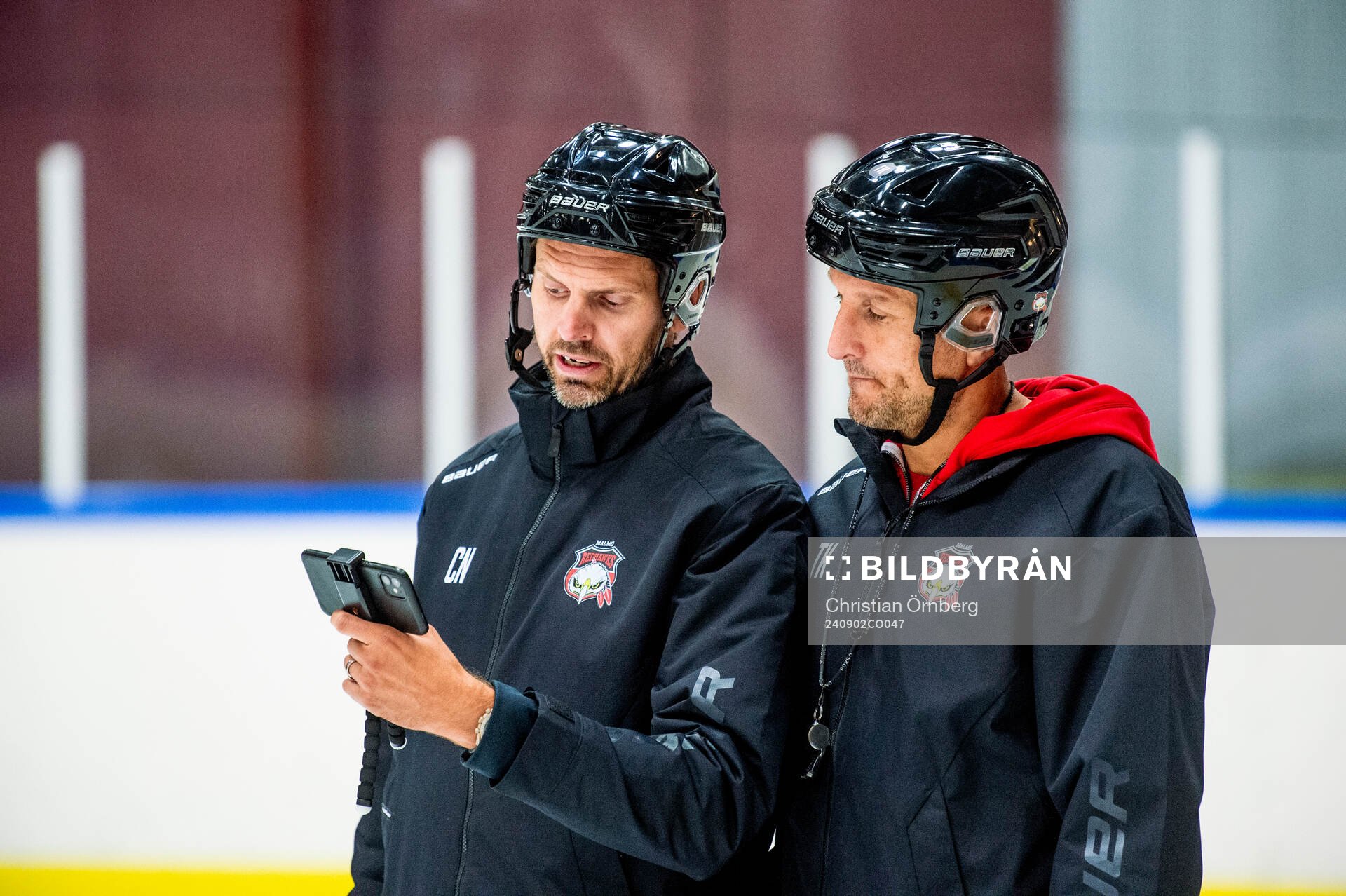 Malmö Redhawks målvaktstränare Cristopher Nihlstorp och