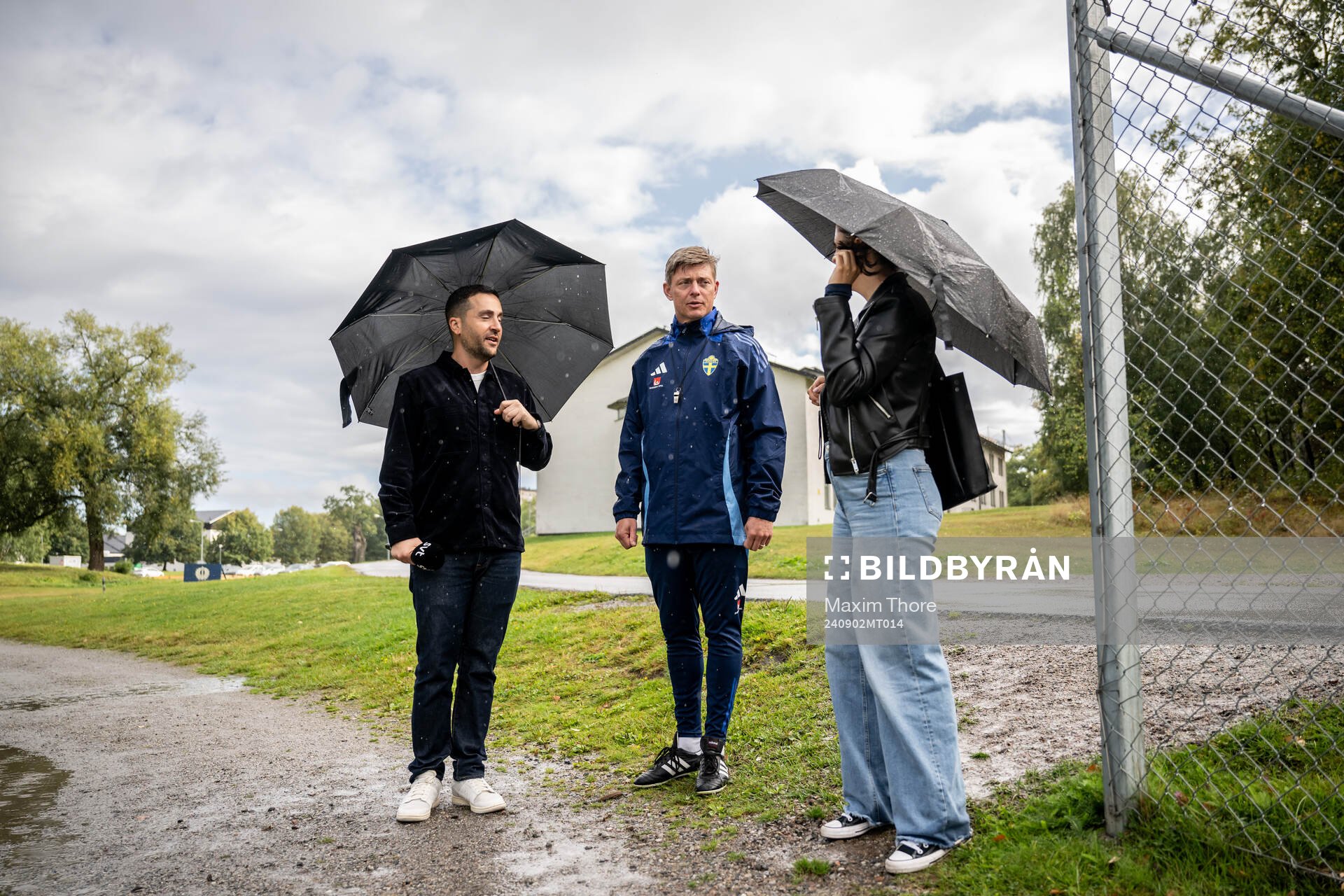 Head coach Jon Dahl Tomasson of the Swedish national