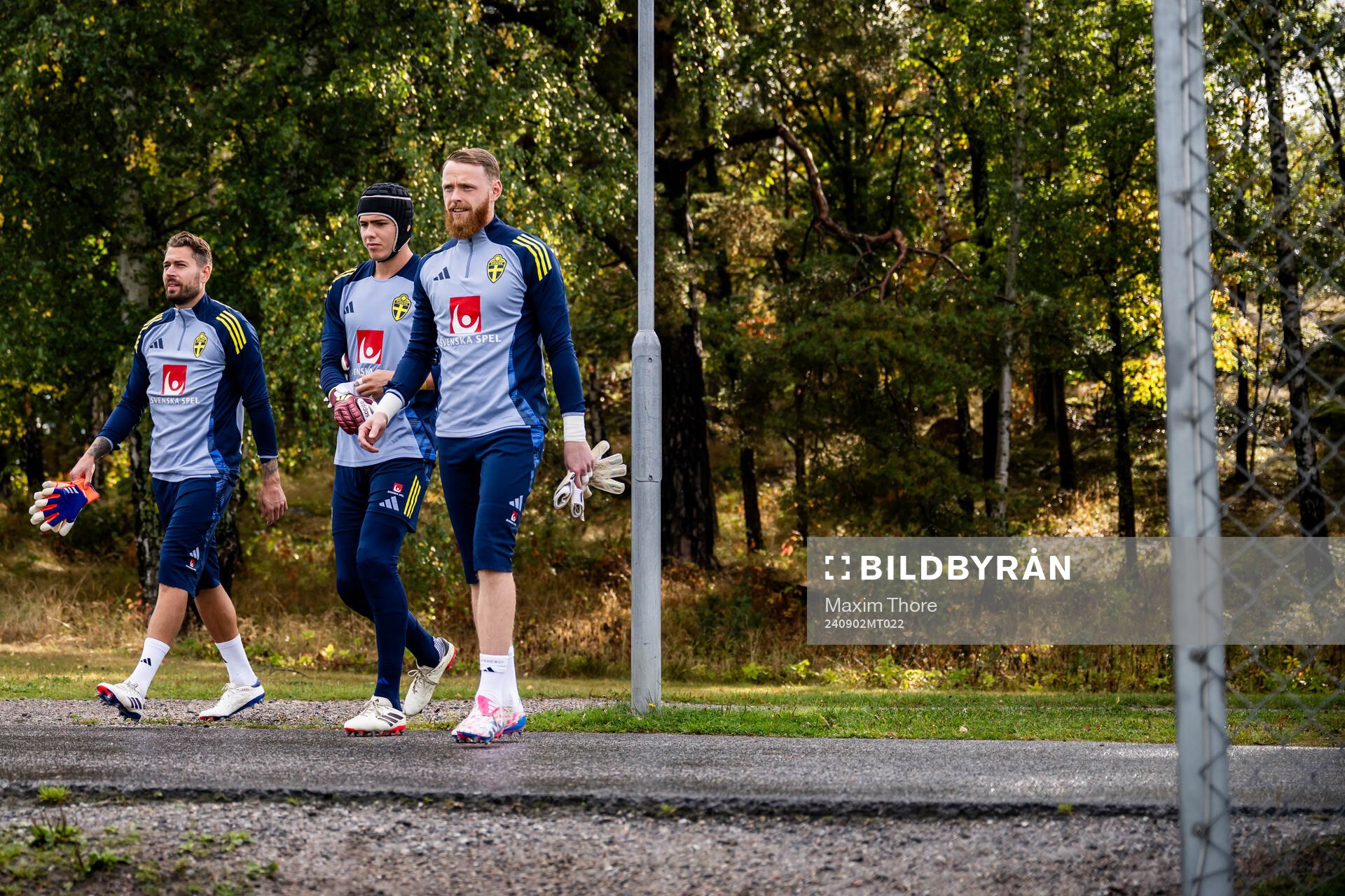 Goalkeepers Kristoffer Nordfeldt, Jacob Widell Zetterström