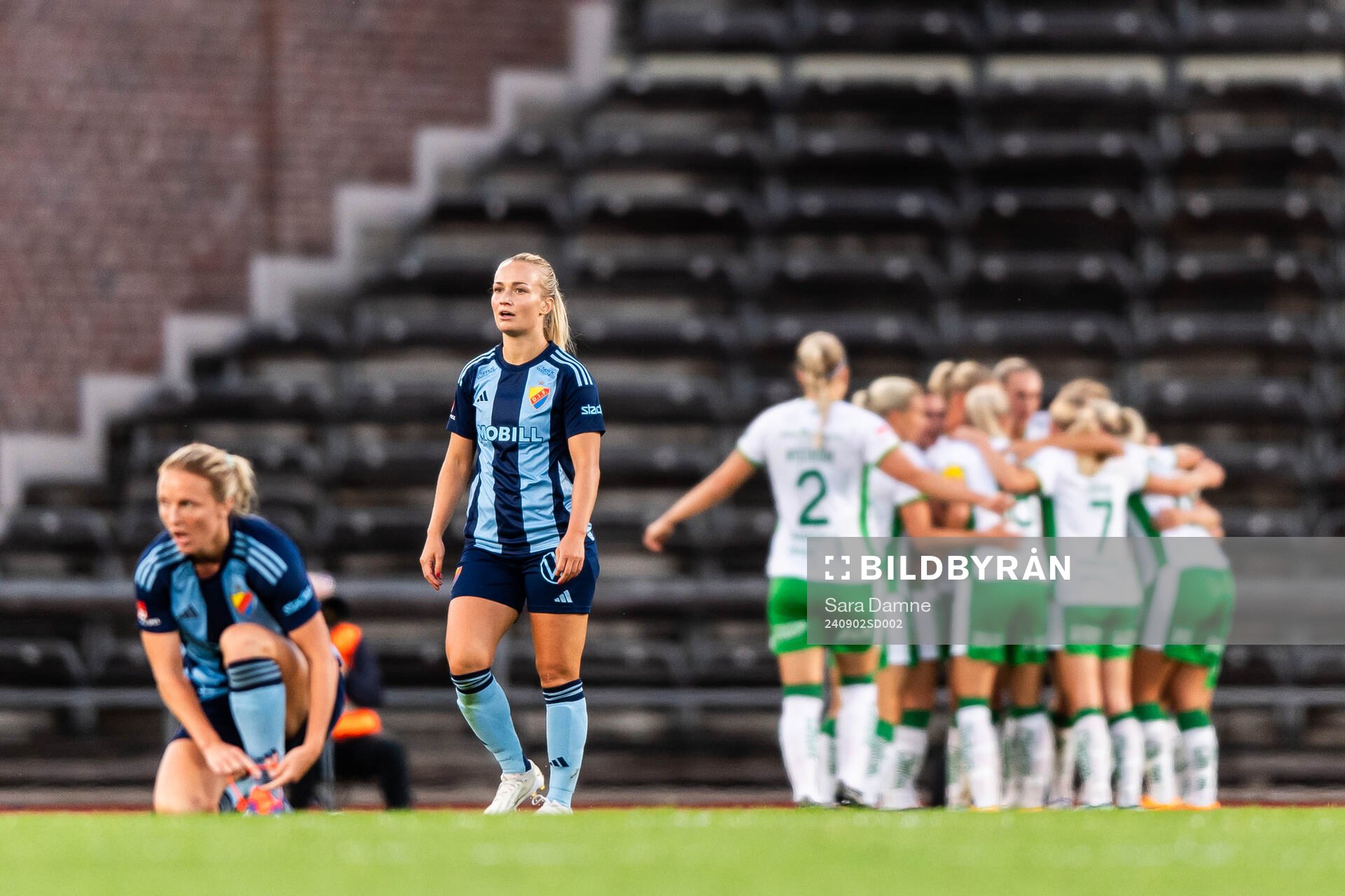 Djurgårdens spelare deppar