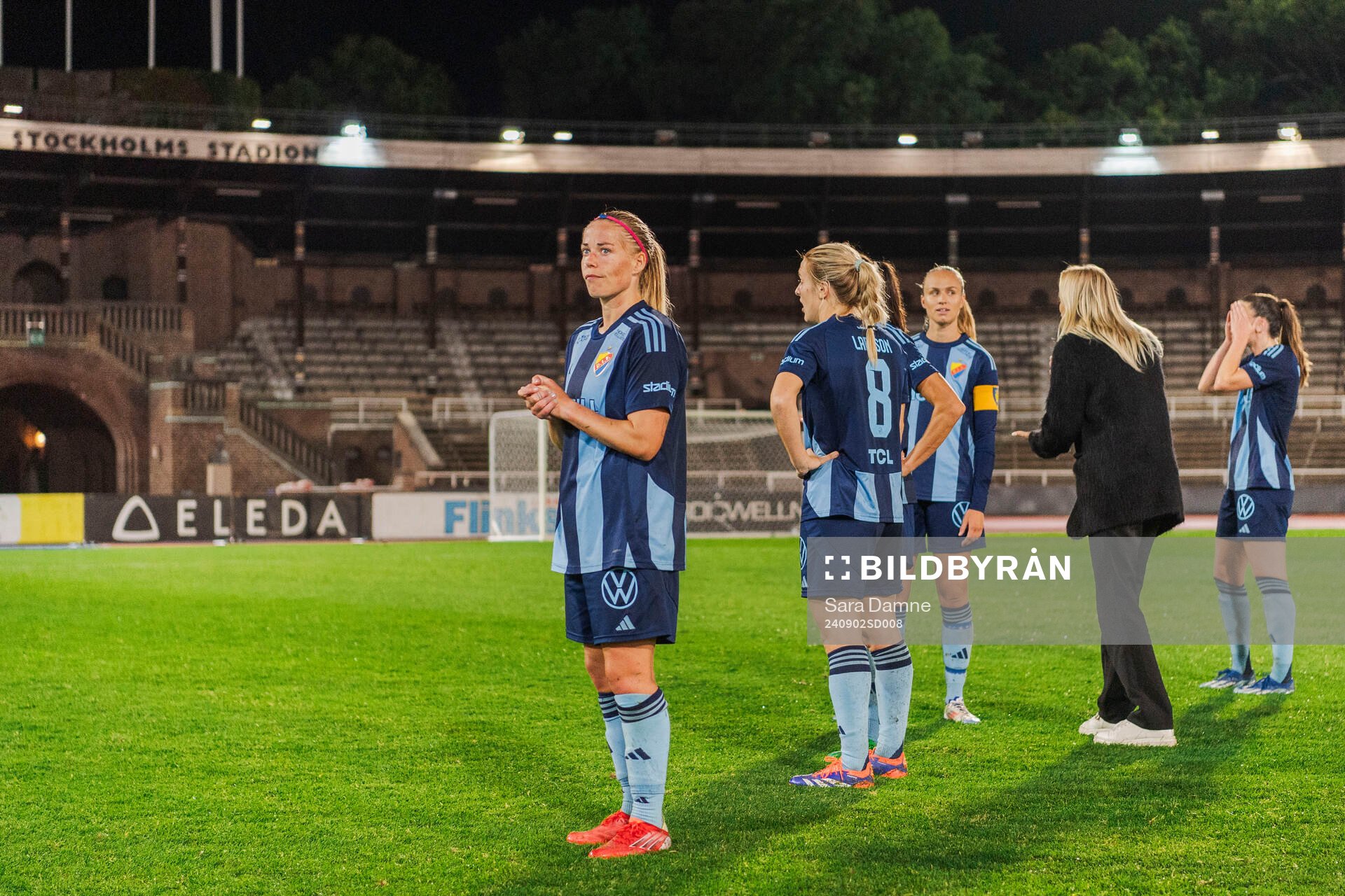 Djurgårdens spelare deppar