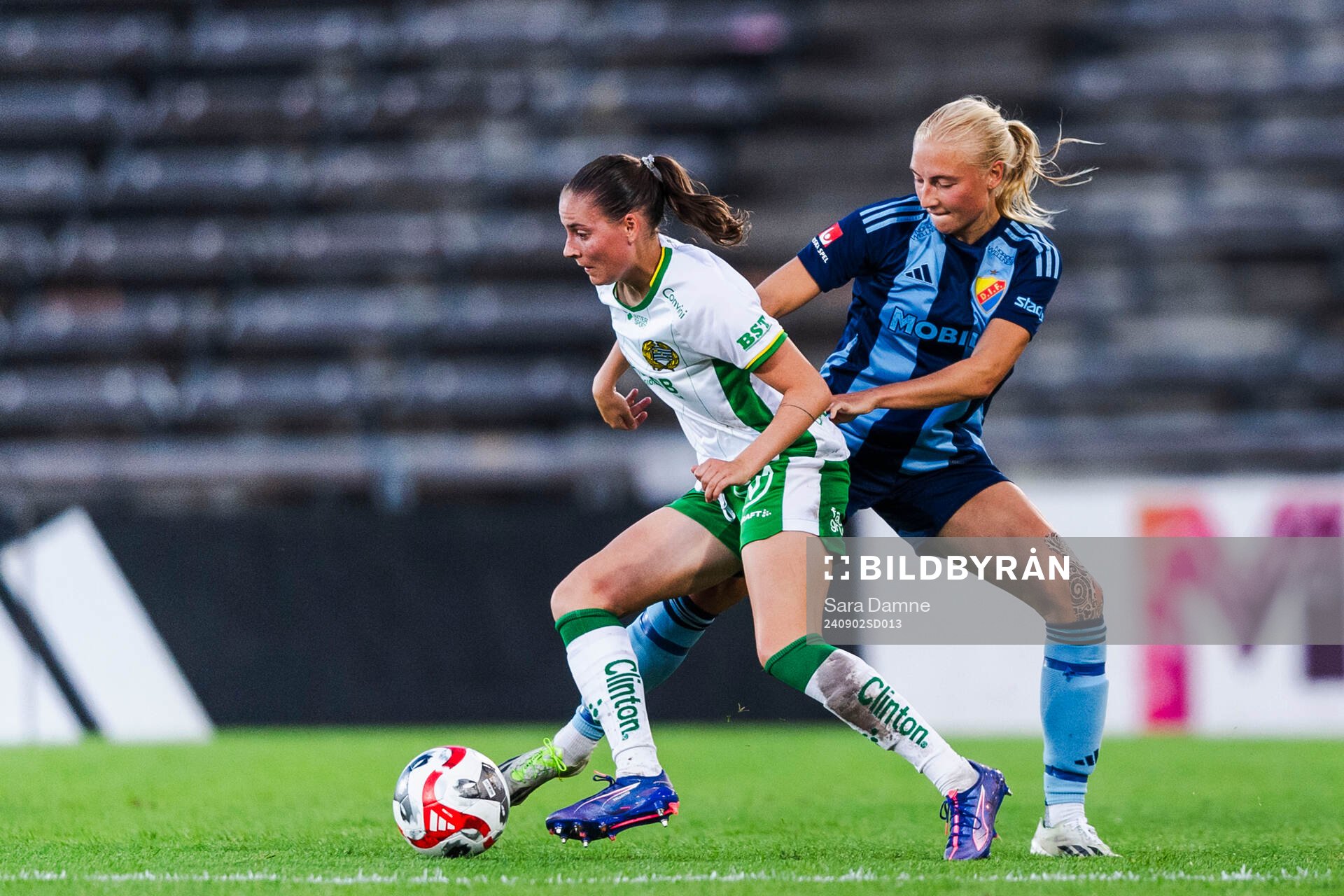 Hammarbys Smilla Vallotto och Djurgårdens Stinalisa