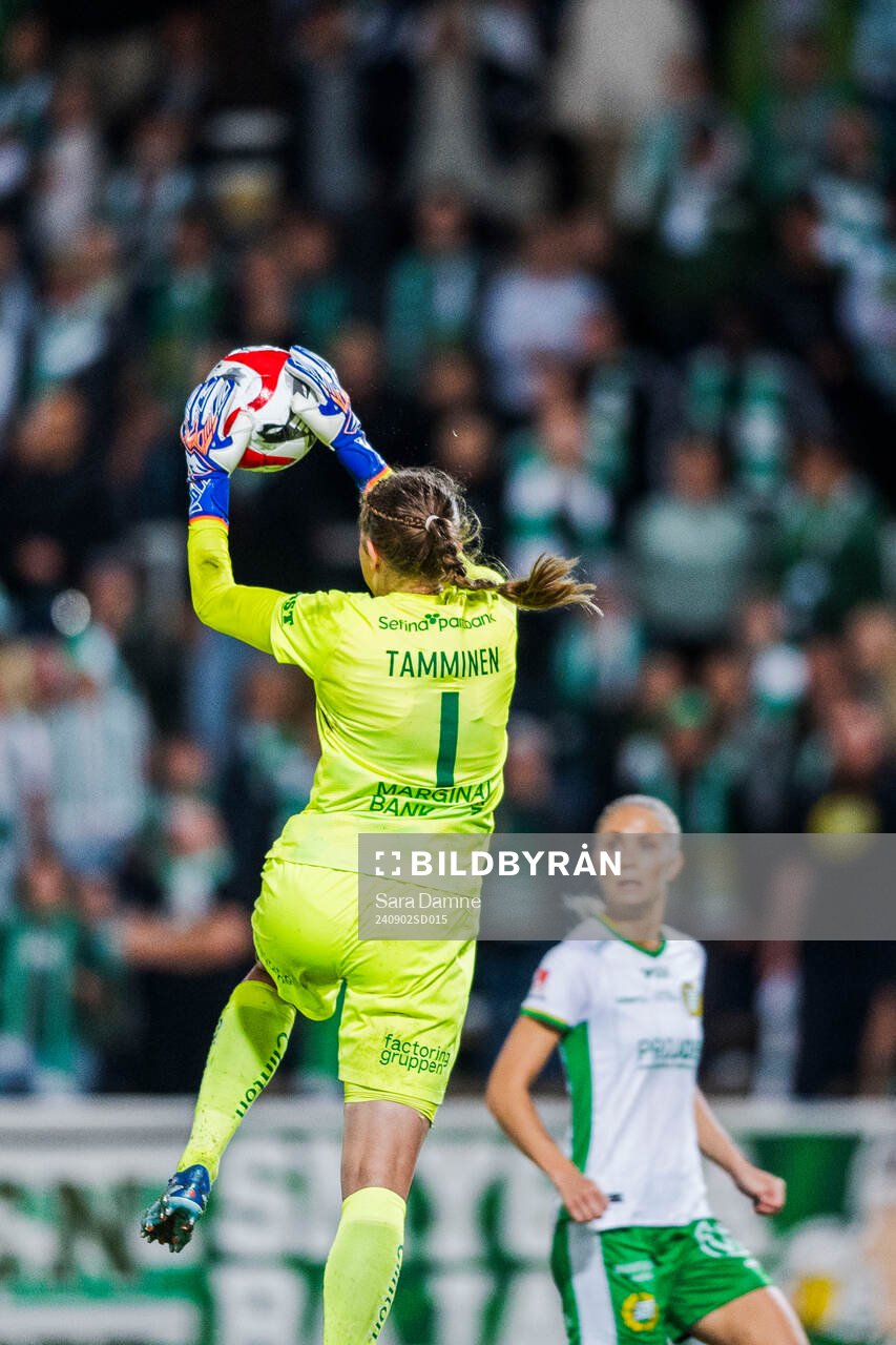 Hammarbys målvakt Anna Tamminen