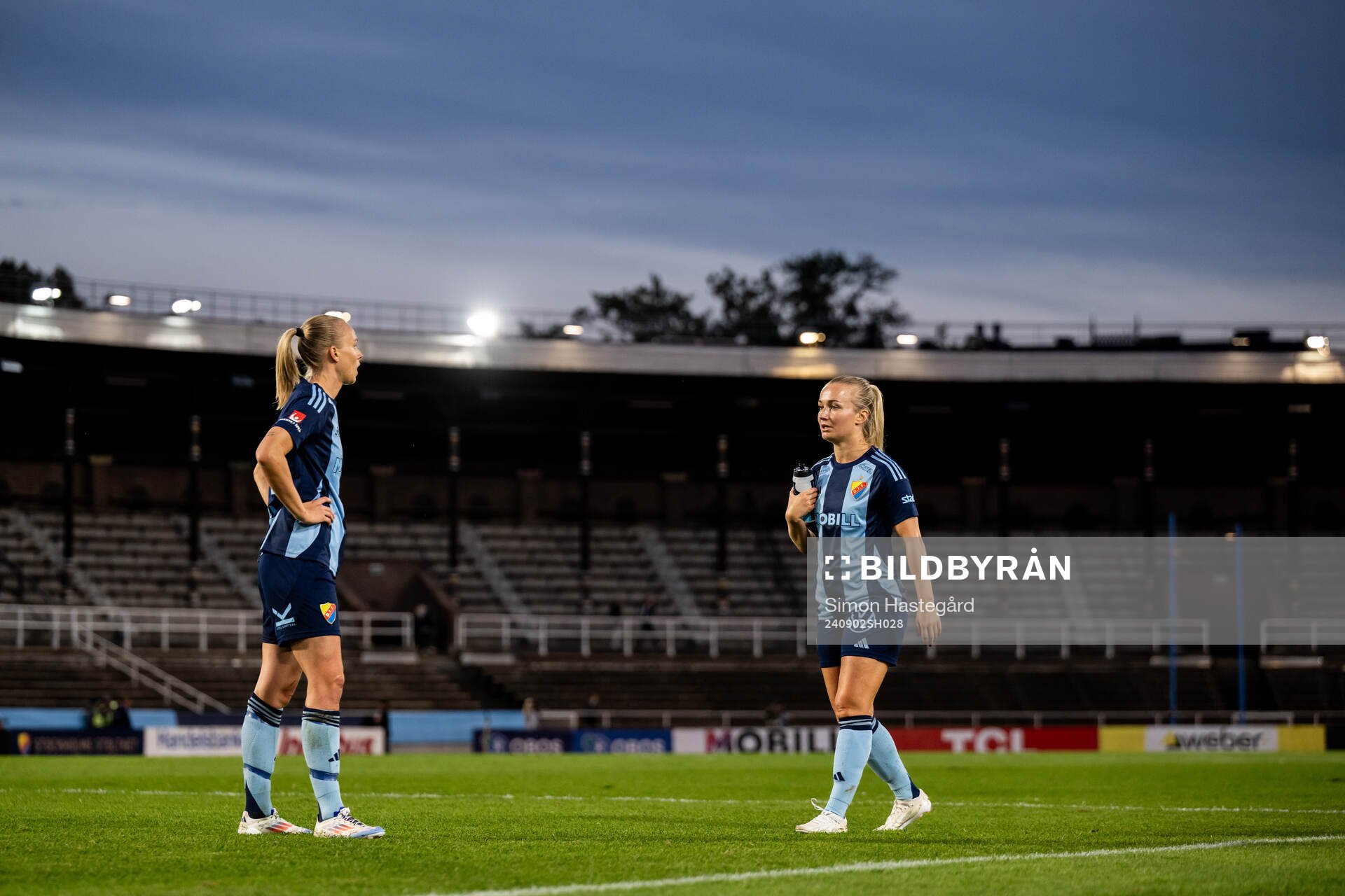 Djurgårdens Matilda Plan och Tove Almqvist deppar vid