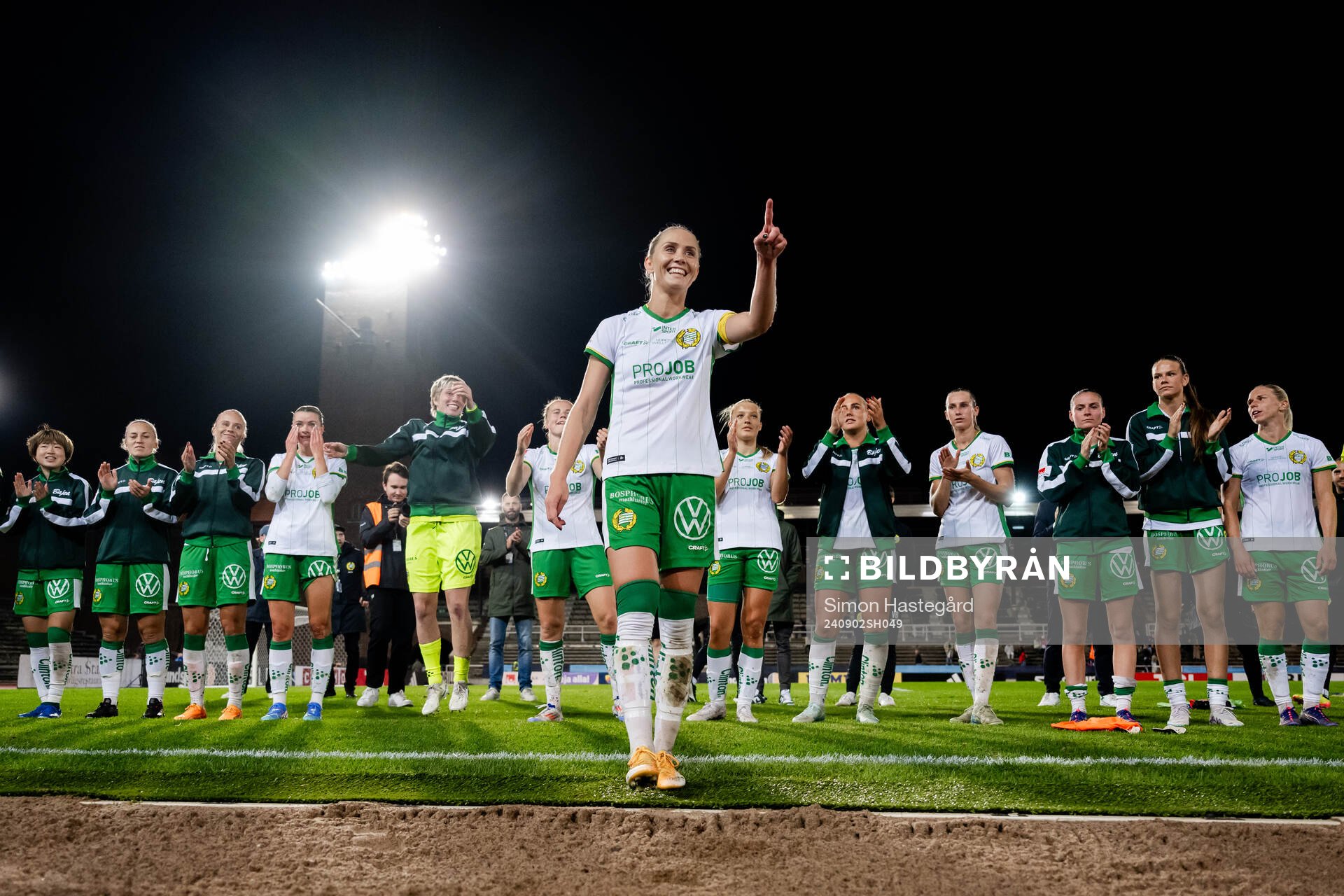 Hammarbys Alice Carlsson jublar