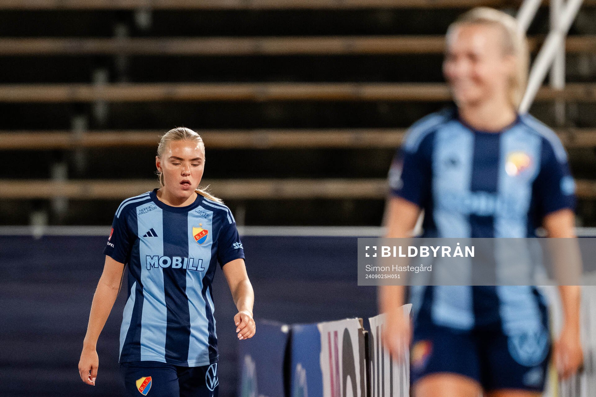Djurgårdens Louise Hvarfner deppar