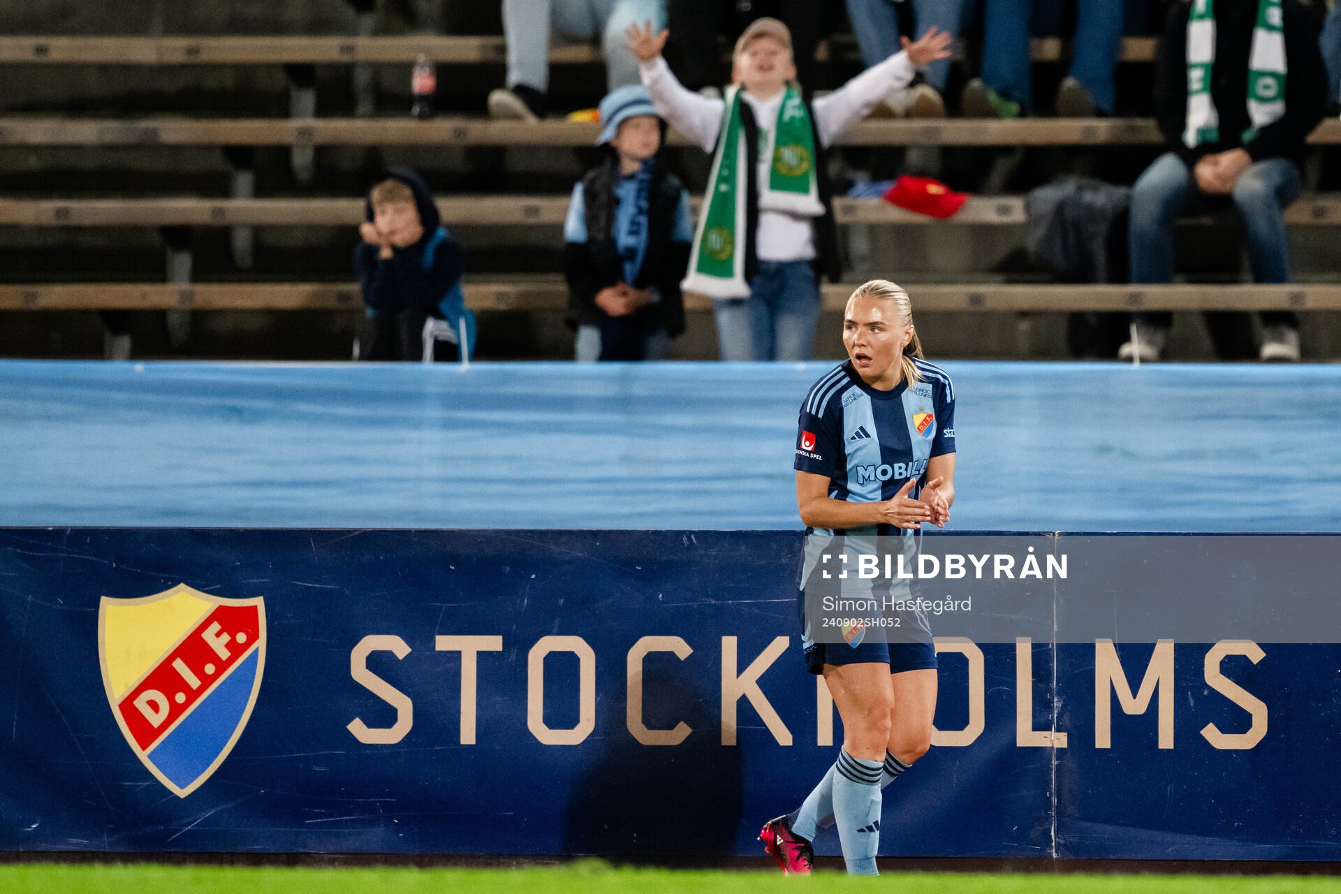 Djurgårdens Louise Hvarfner deppar