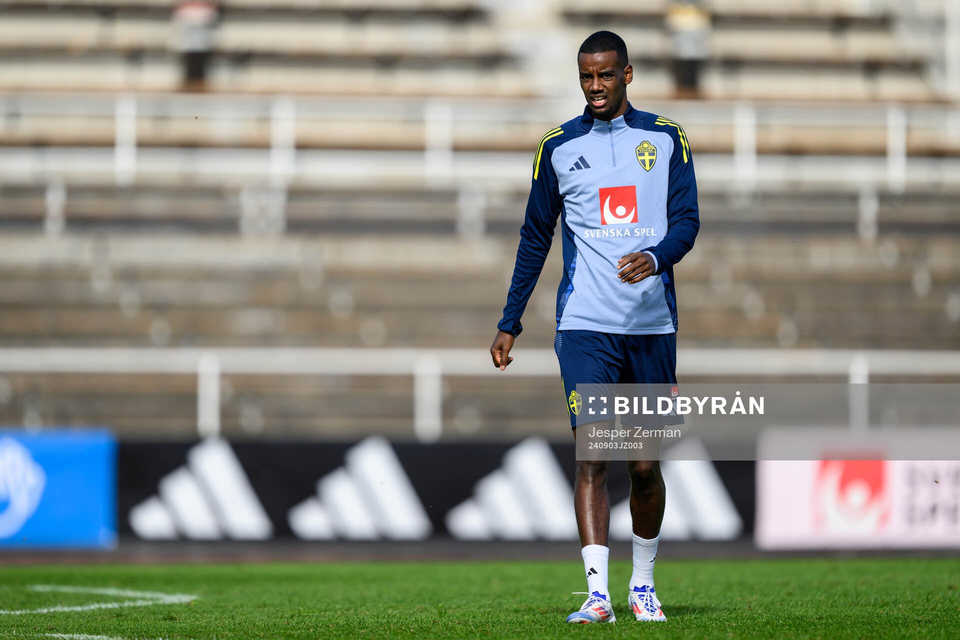 Alexander Isak of the Swedish men's football national team