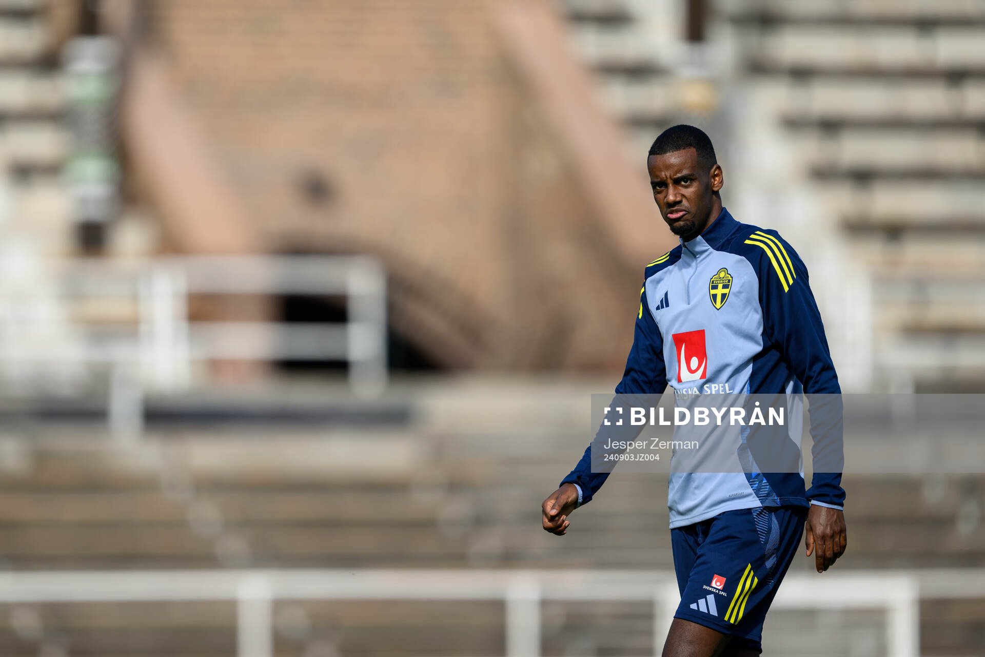 Alexander Isak of the Swedish men's football national team