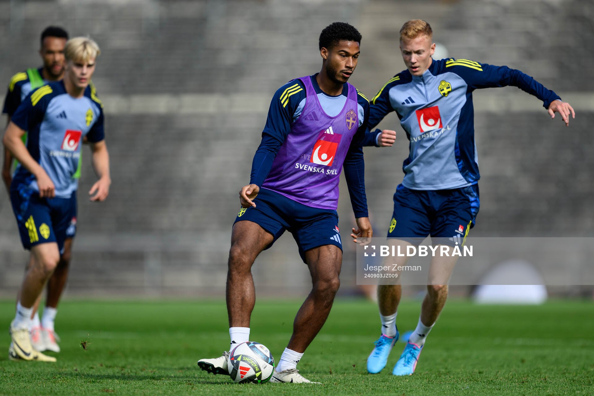 Jens Cajuste and Hugo Larsson of the Swedish men's football