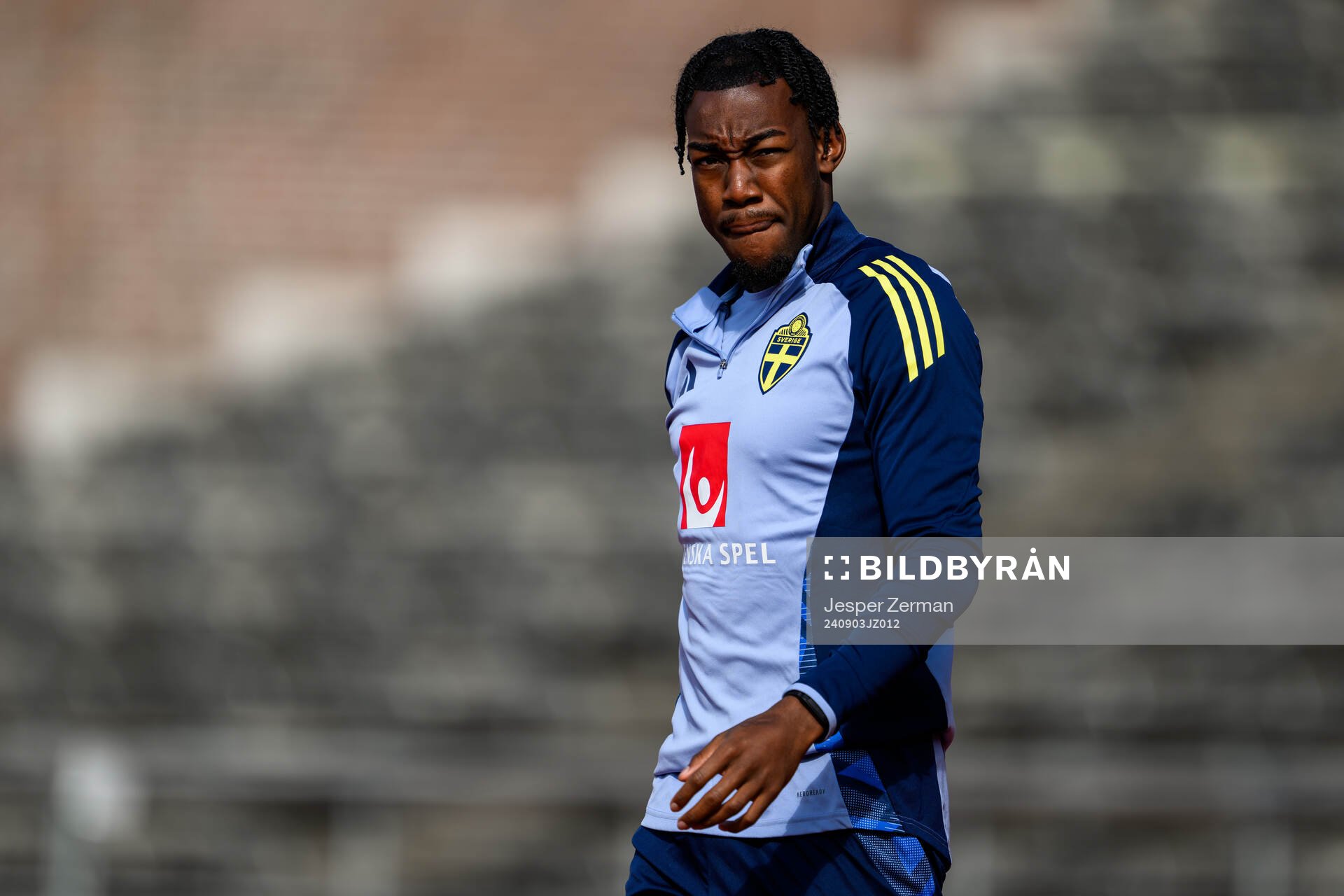 Anthony Elanga of the Swedish men's football national team