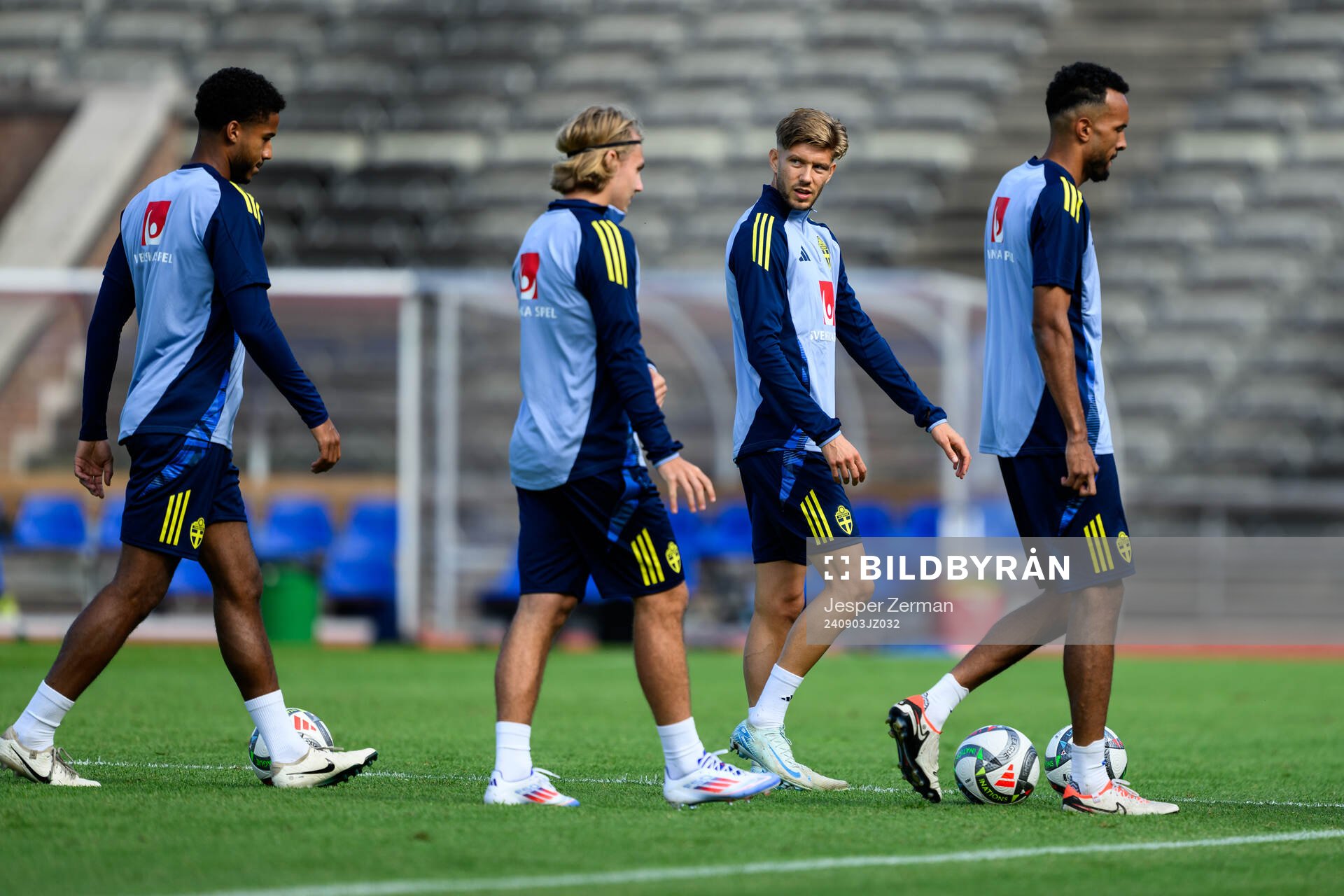 Jens Cajuste, Sebastian Nanasi, Anton Saletros and Alex