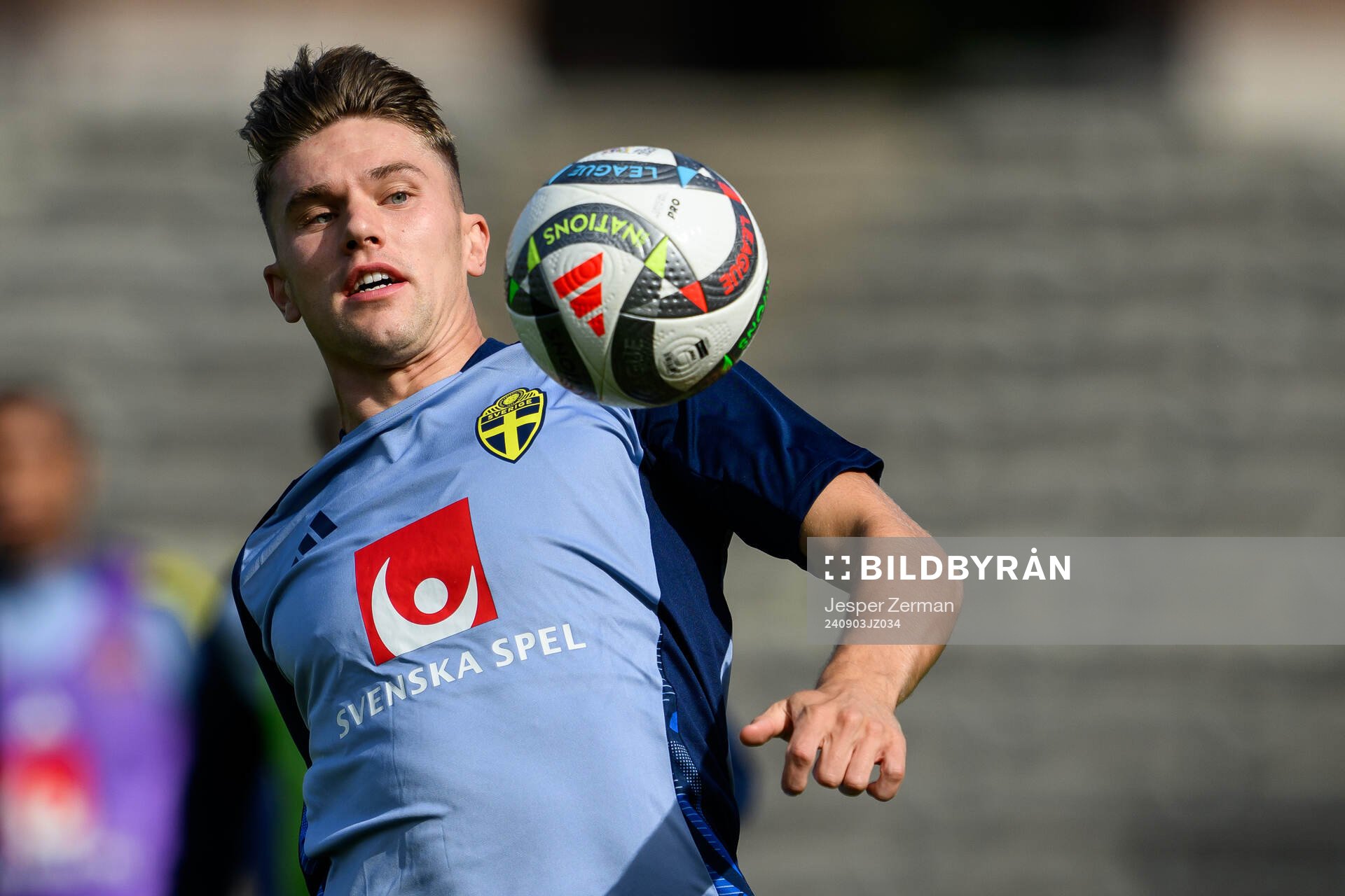 Viktor Gyökeres of the Swedish men's football national