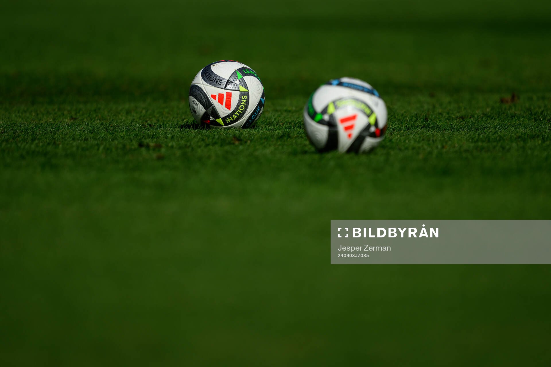 The official match ball of UEFA Nations League of the