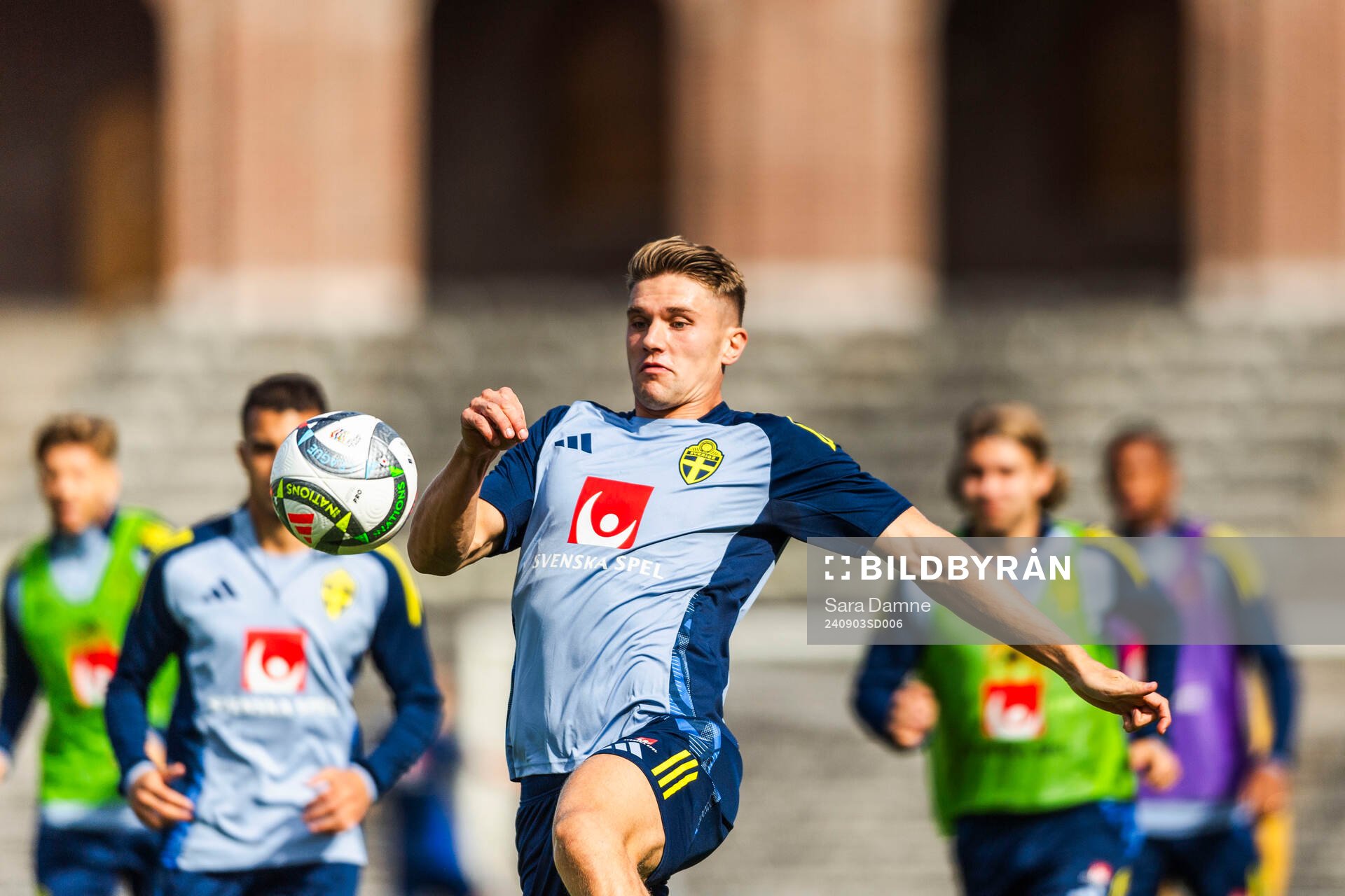Viktor Gyökeres of the Swedish men's football national