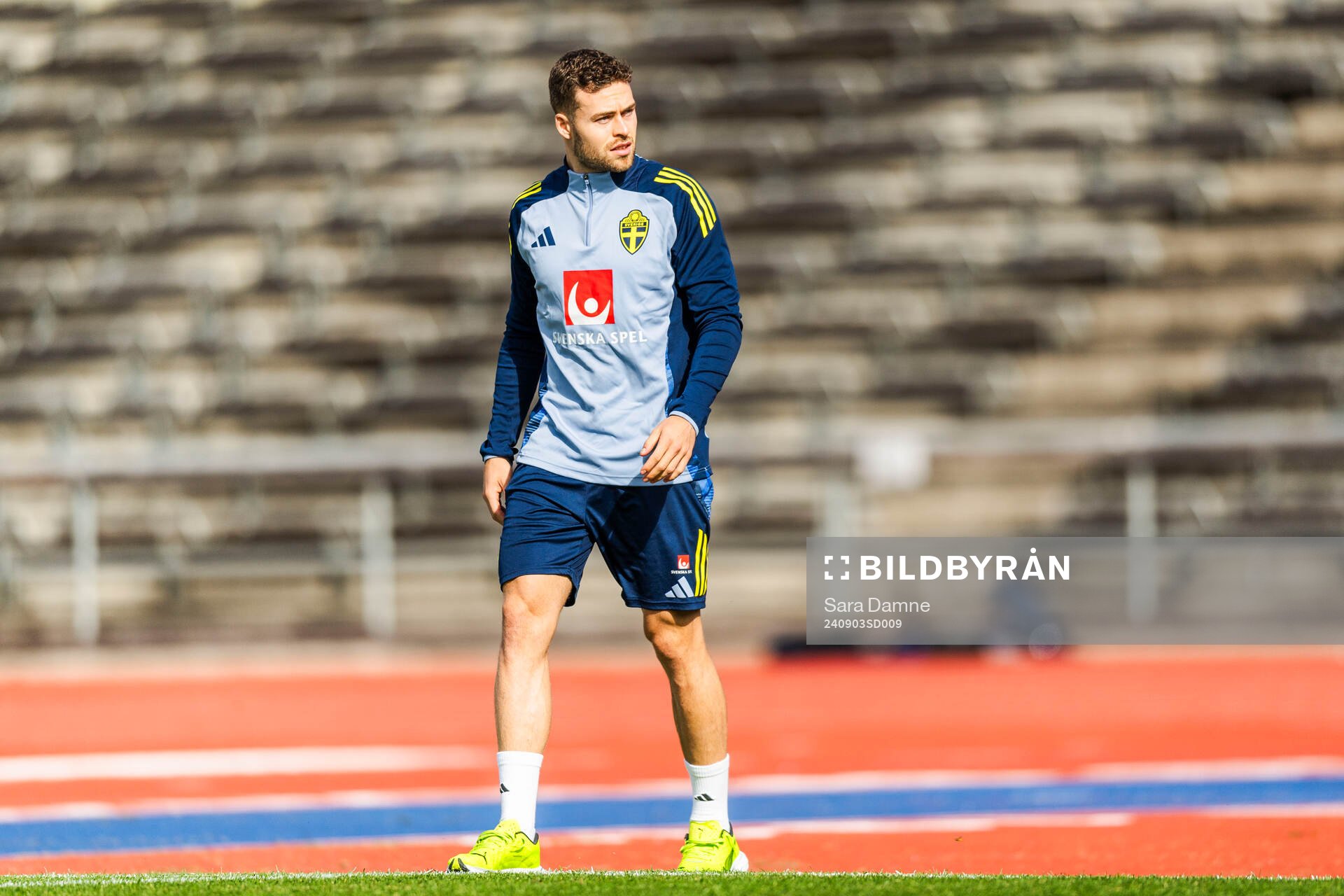Gabriel Gudmundsson of the Swedish men's football national