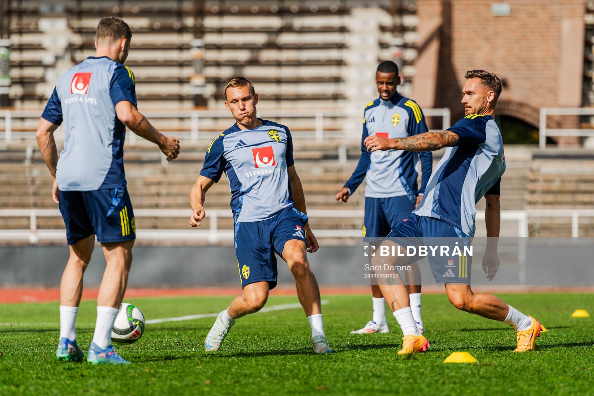 Ludwig Augustinsson and Linus Wahlqvist Egnell of the