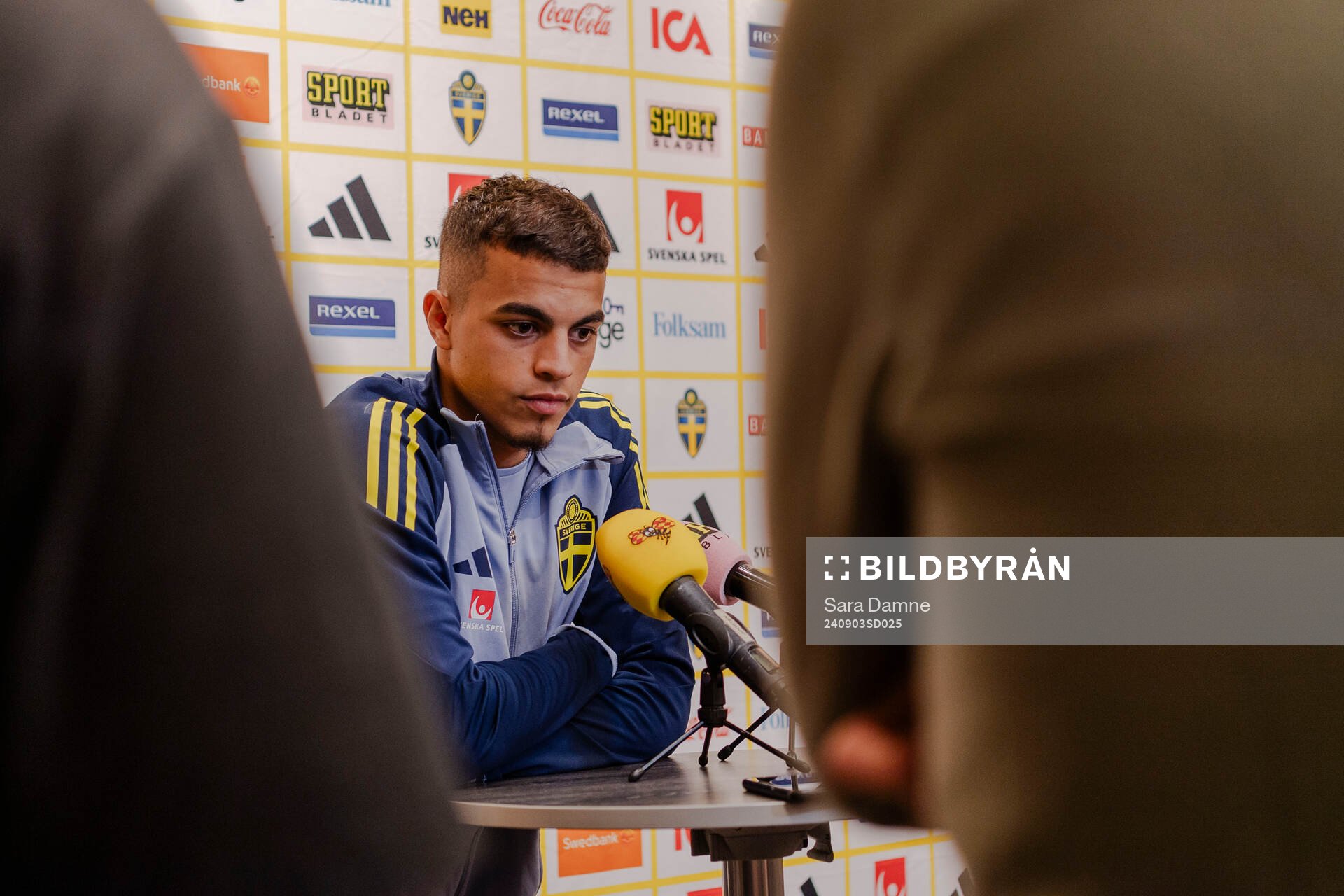 Yasin Ayari of the Swedish men's football national team