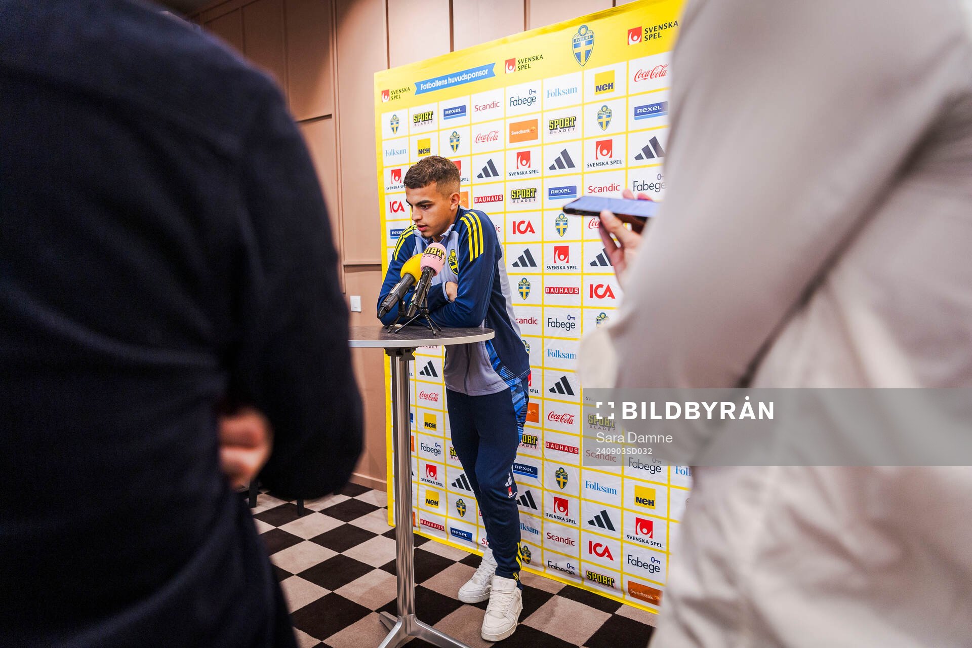 Yasin Ayari of the Swedish men's football national team