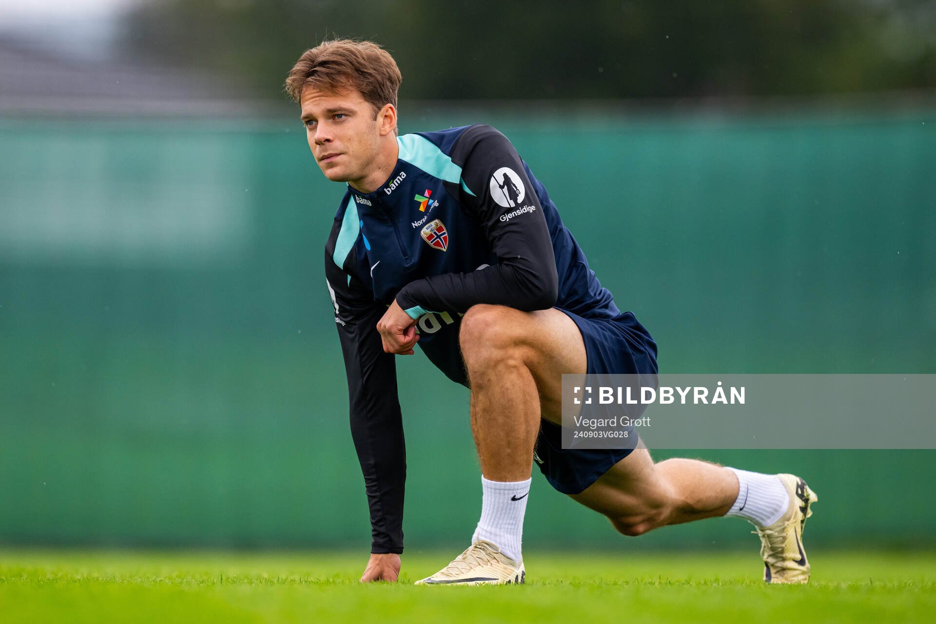 Felix Horn Myhre of the Norwegian national football team