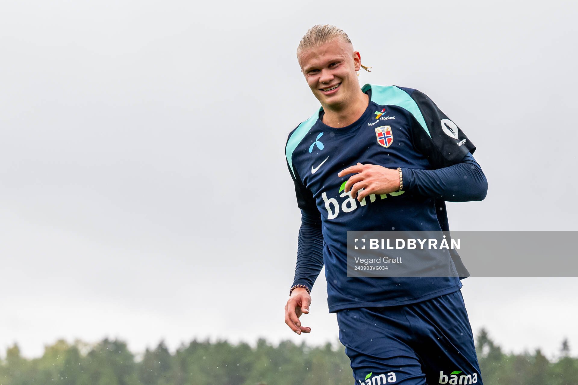 Erling Braut Haaland of the Norwegian national football team