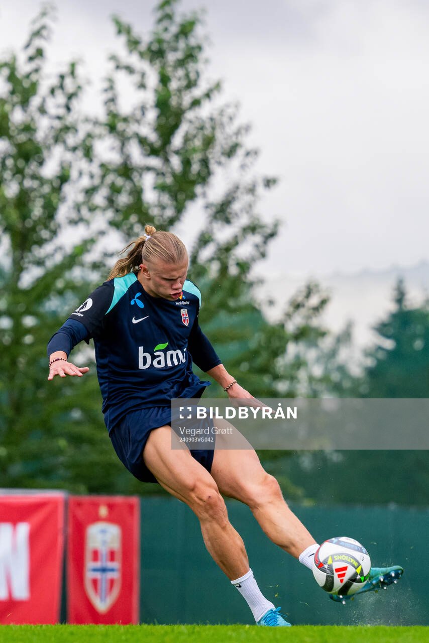 Erling Braut Haaland of the Norwegian national football team