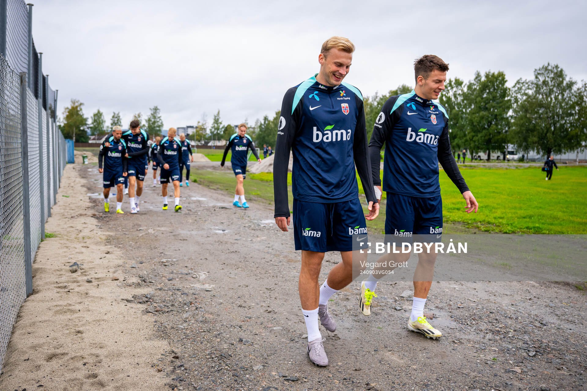 Sondre Langås and Jostein Gundersen of the Norwegian