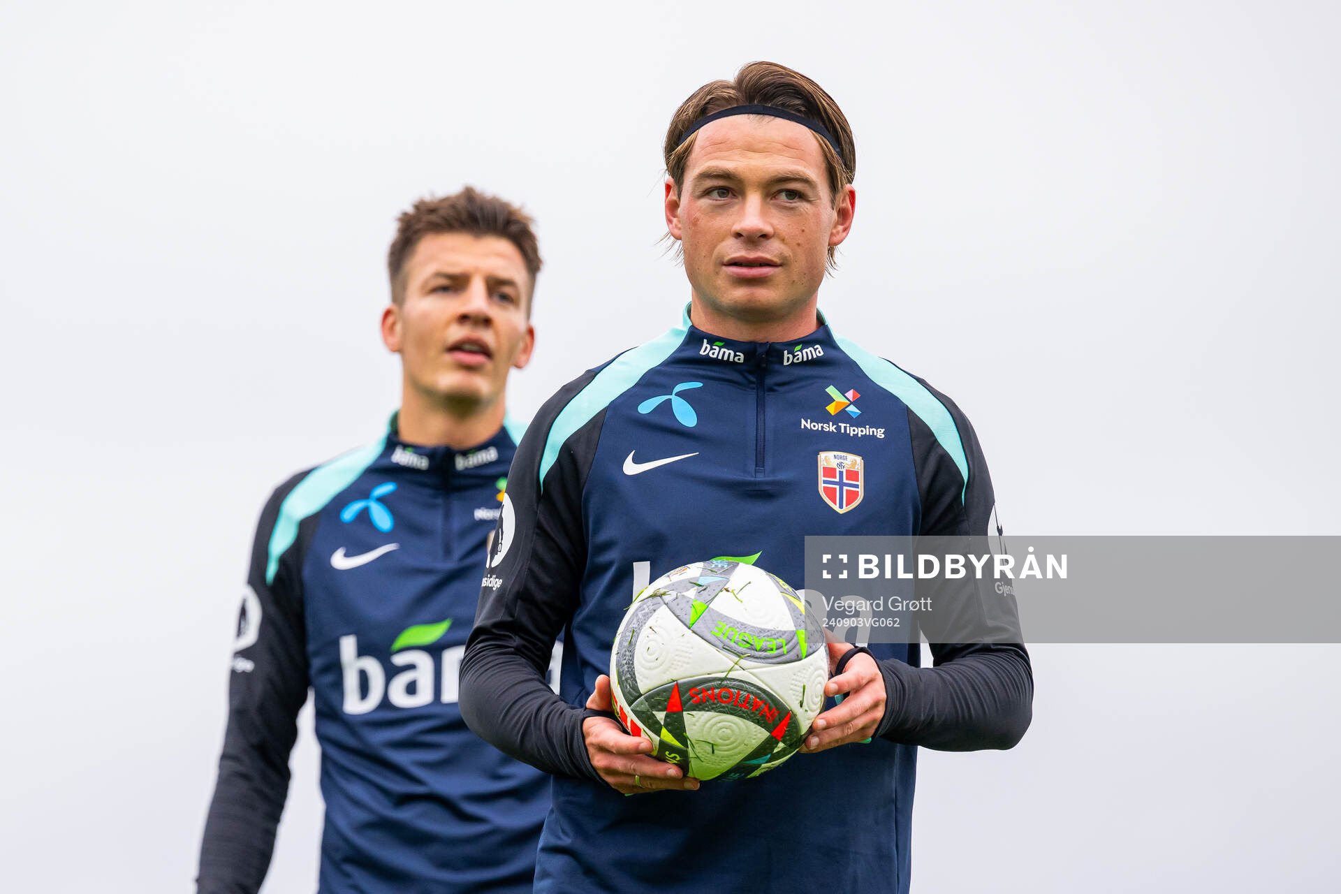 Jostein Gundersen and Patrick Berg of the Norwegian