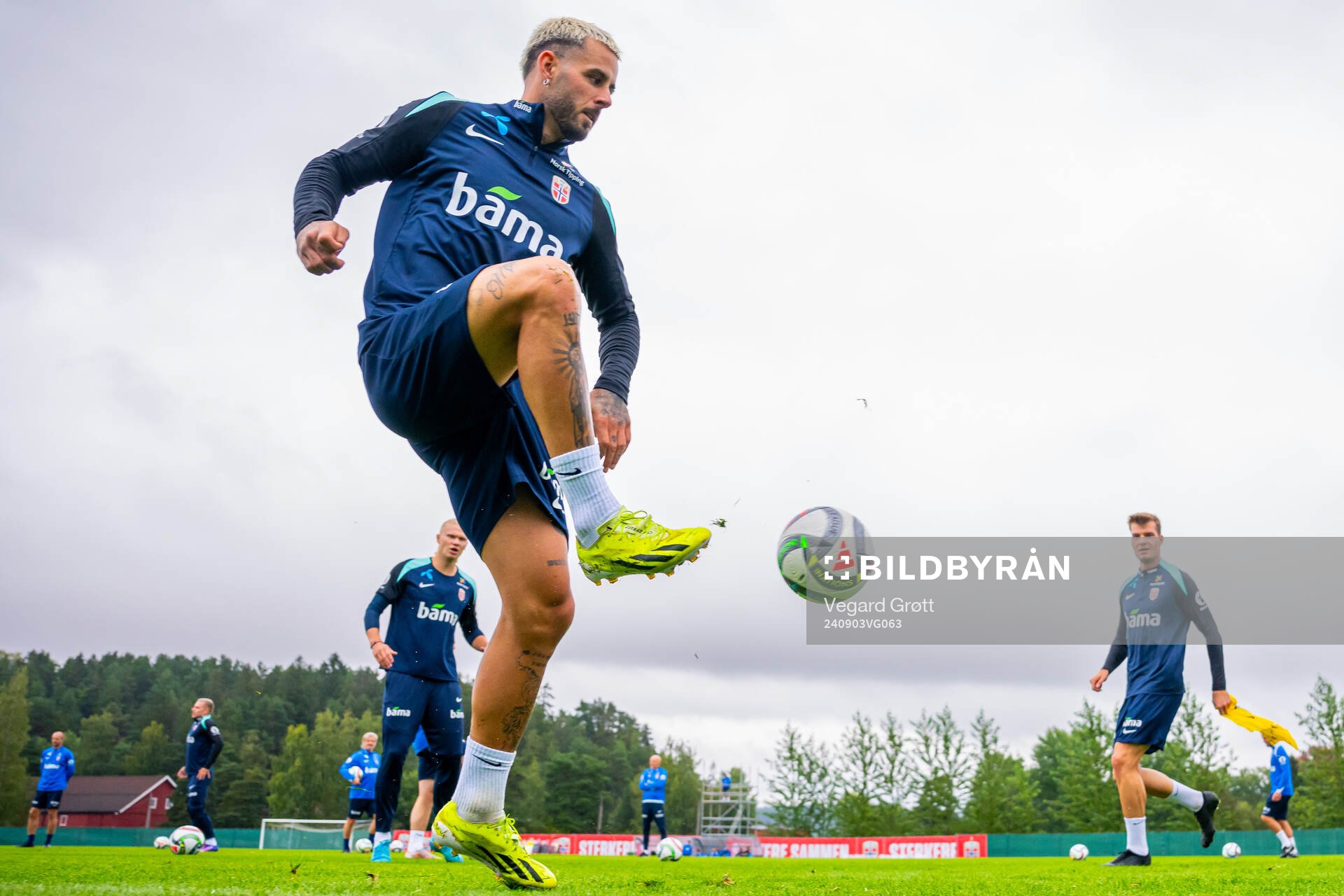 Aron Dønnum of the Norwegian national football team