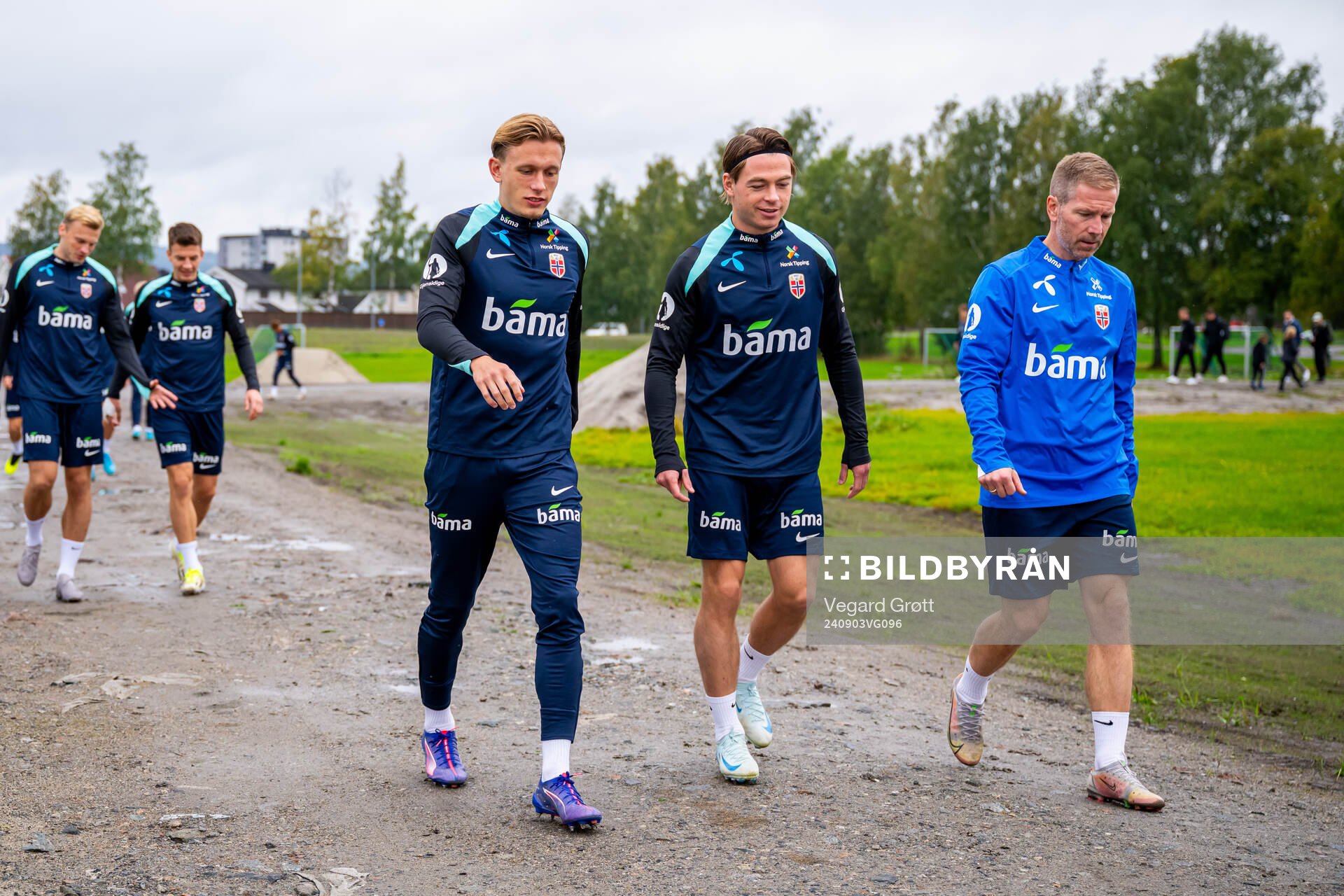 Marcus Holmgren Pedersen, Patrick Berg and fitness coach