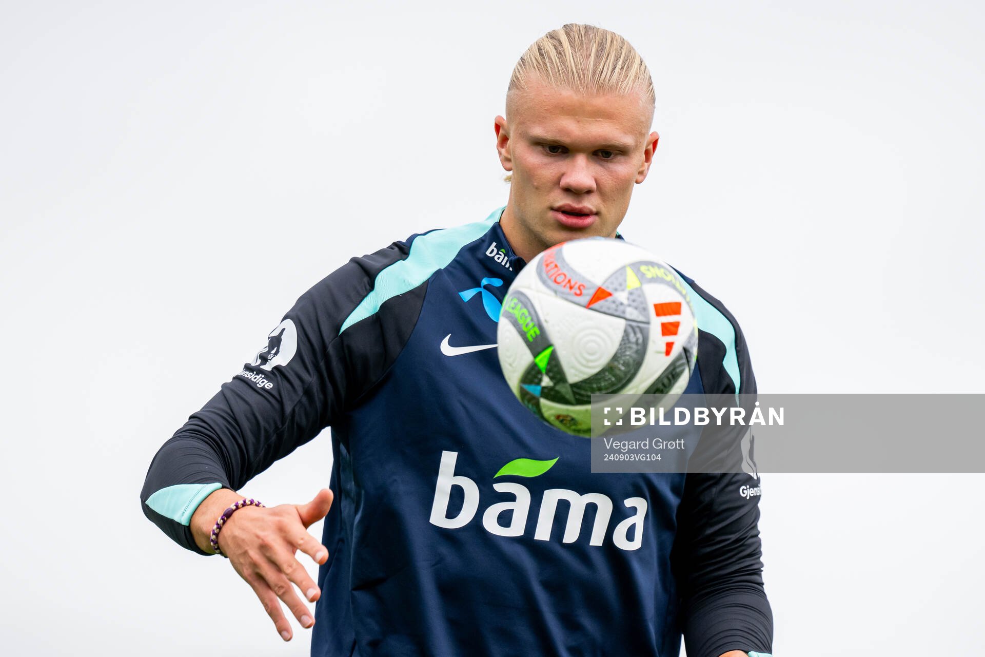 Erling Braut Haaland of the Norwegian national football team