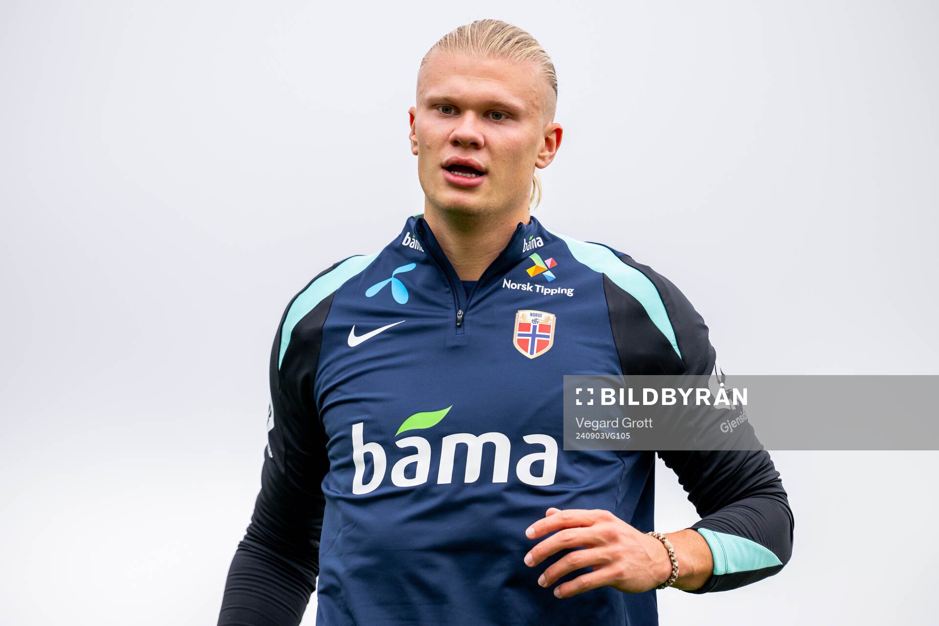 Erling Braut Haaland of the Norwegian national football team