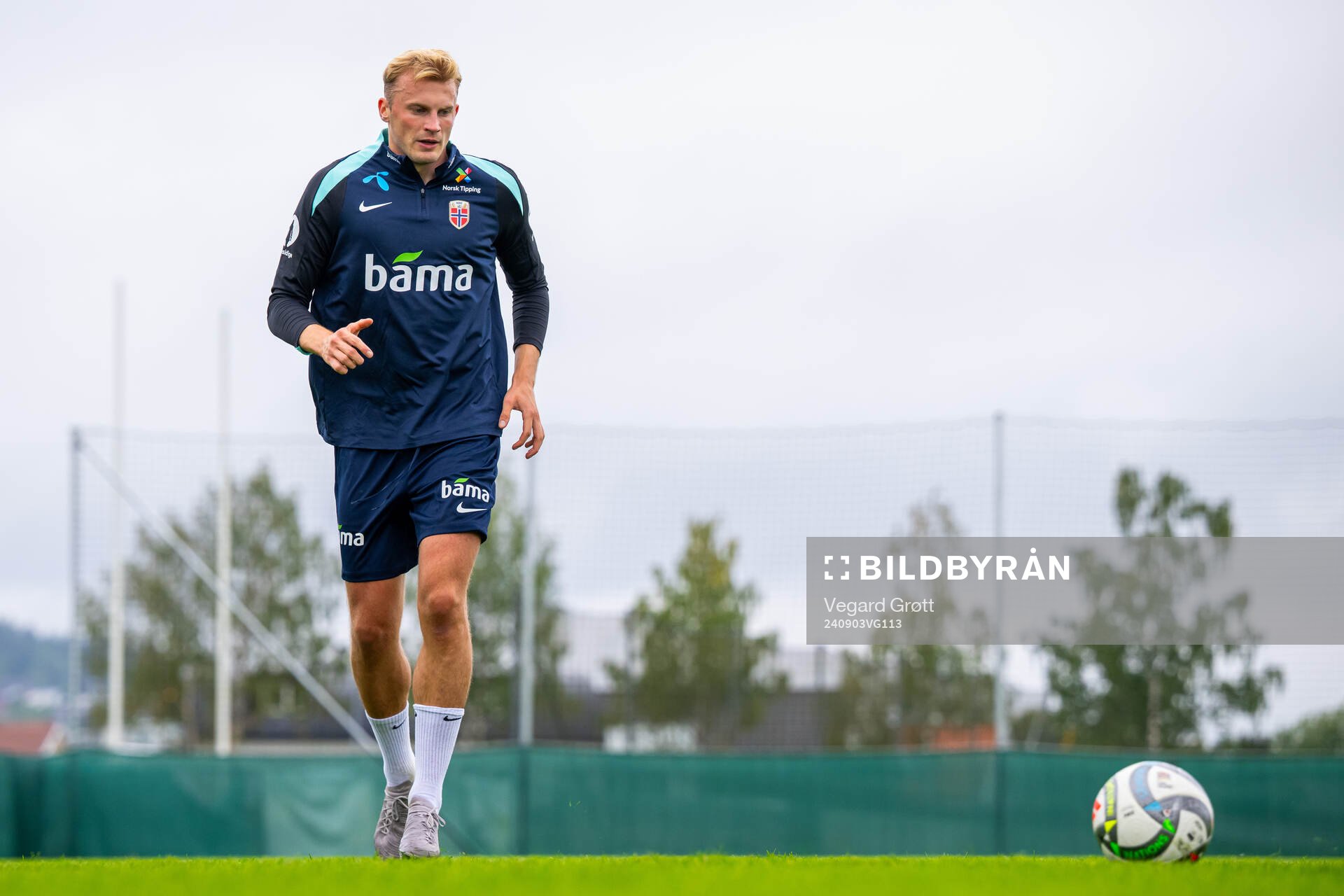 Sondre Langås of the Norwegian national football team