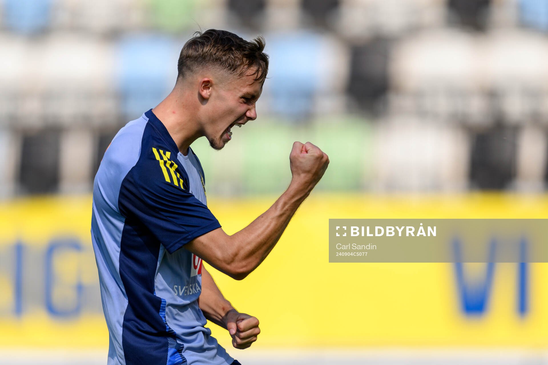 Jacob Ondrejka celebrates