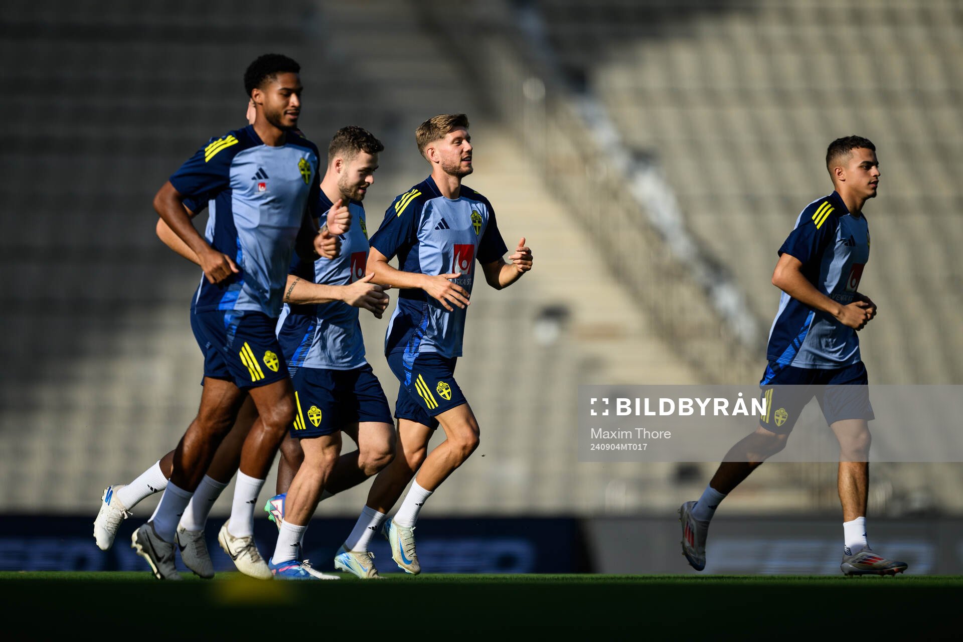 Jens Cajuste and Anton Saletros of the Swedish national