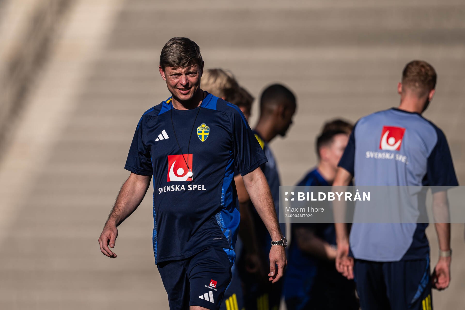 Jon Dahl Tomasson of the Swedish national football team