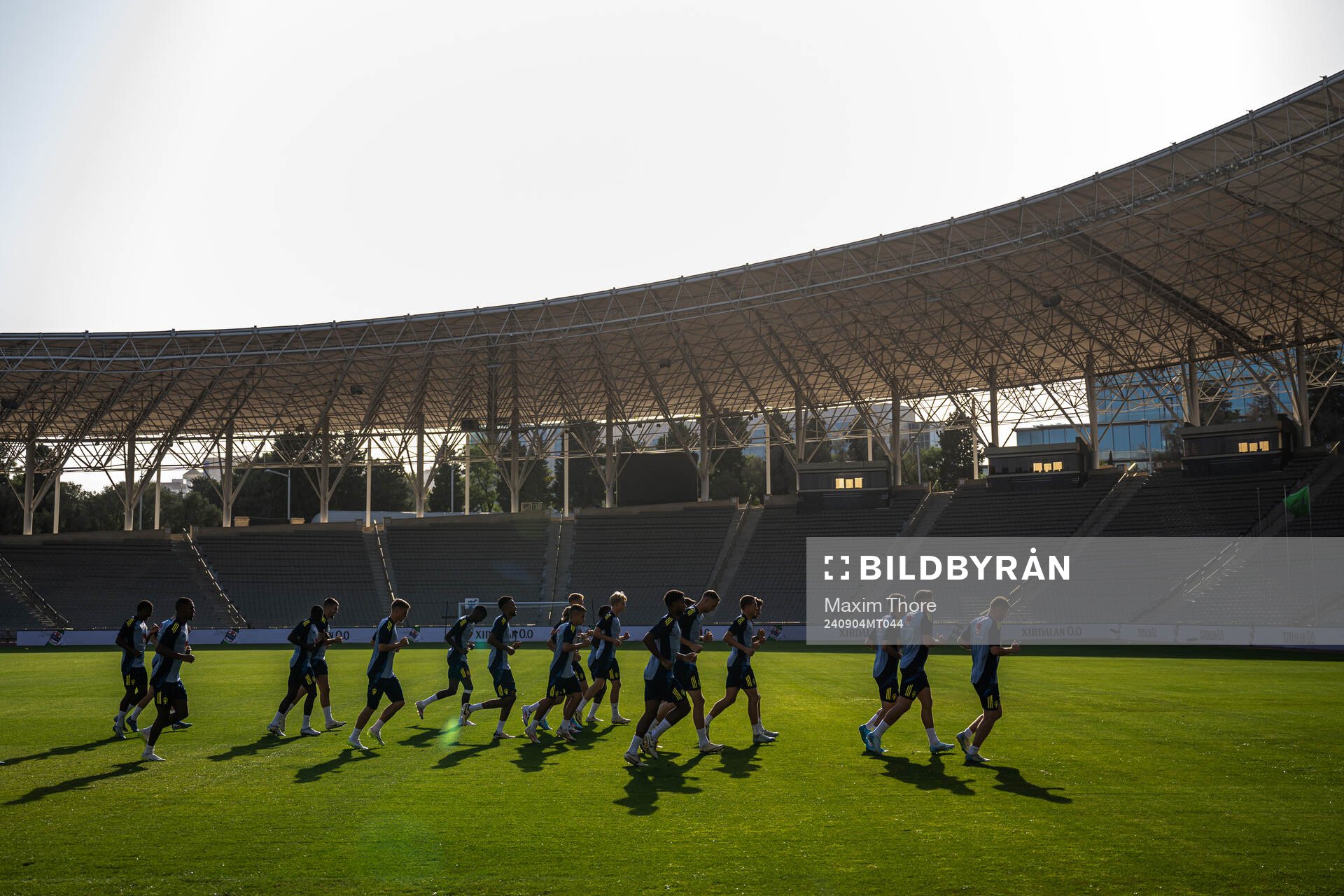 layers of the Swedish national football team at the Tofiq