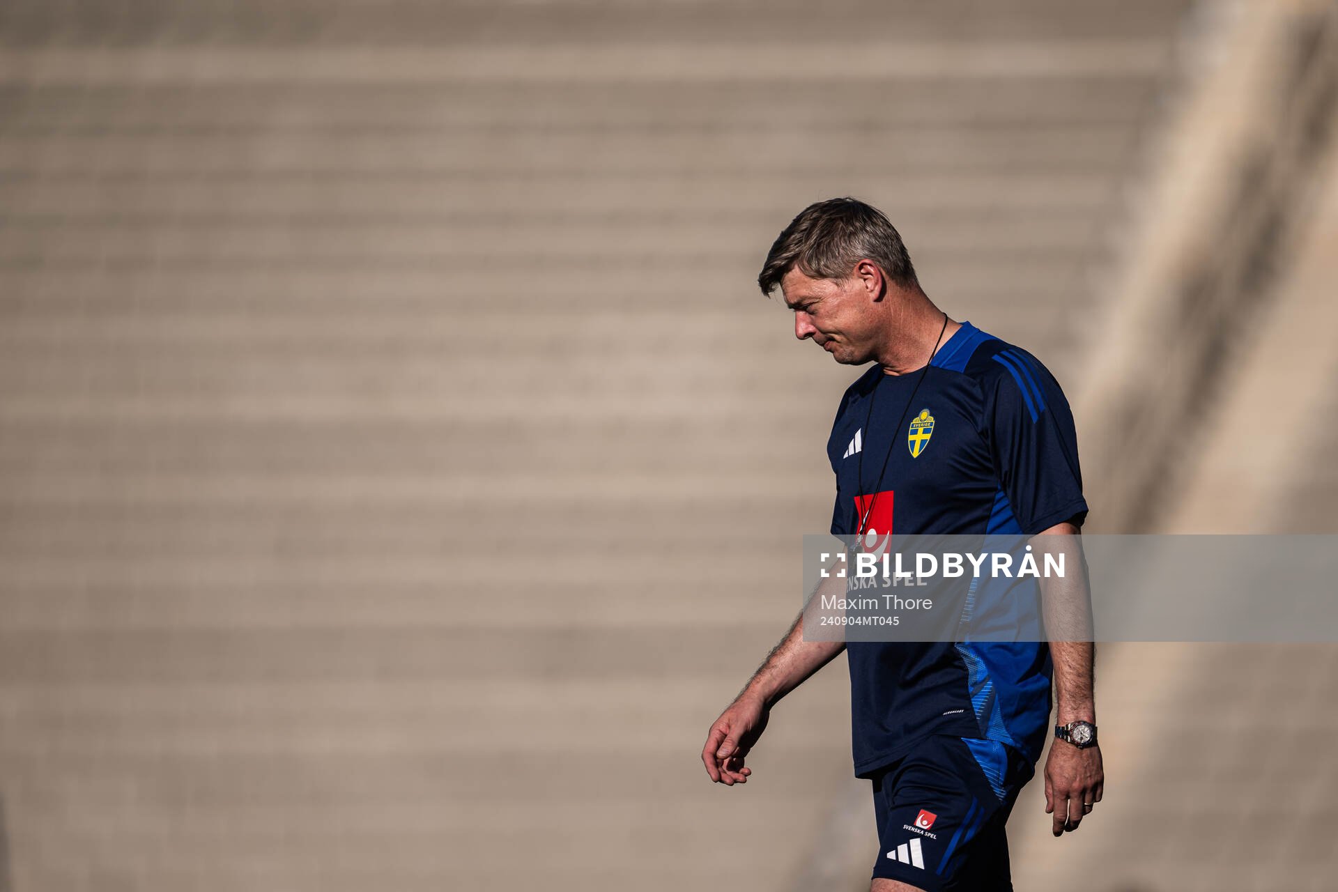 Jon Dahl Tomasson of the Swedish national football team