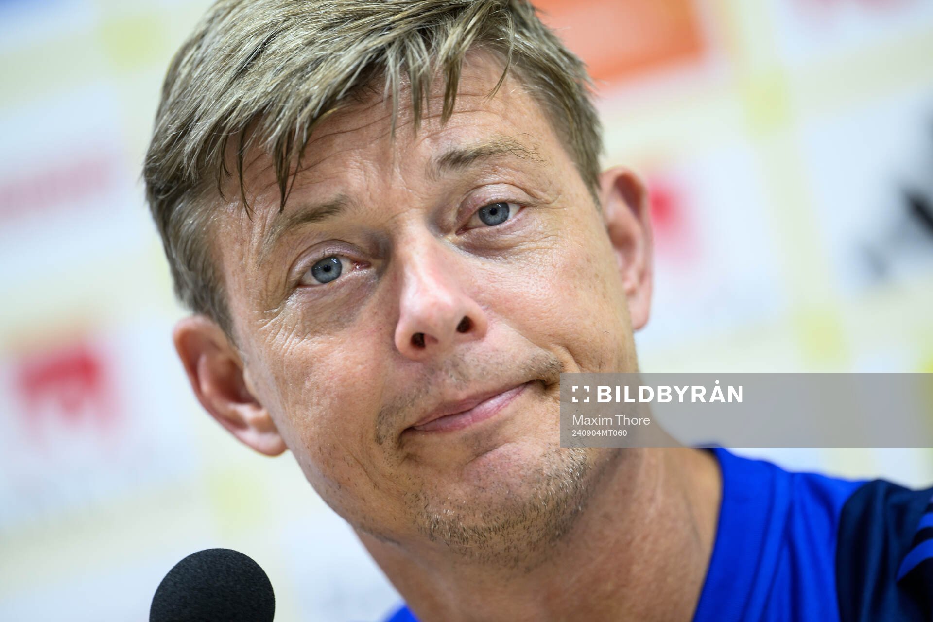 Head coach Jon Dahl Tomasson of the Swedish national