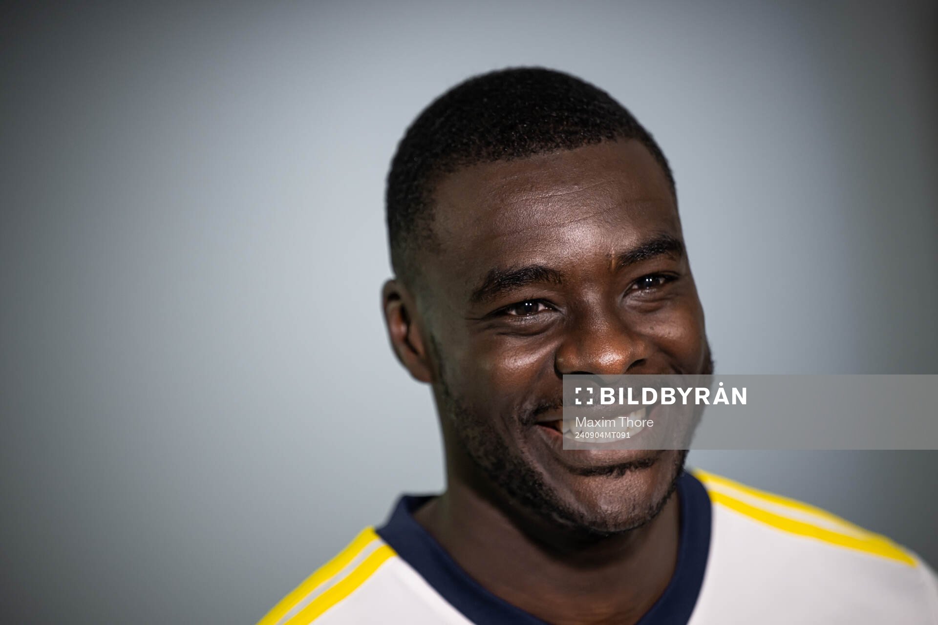 Ken Sema of the Swedish national football team in a mixed