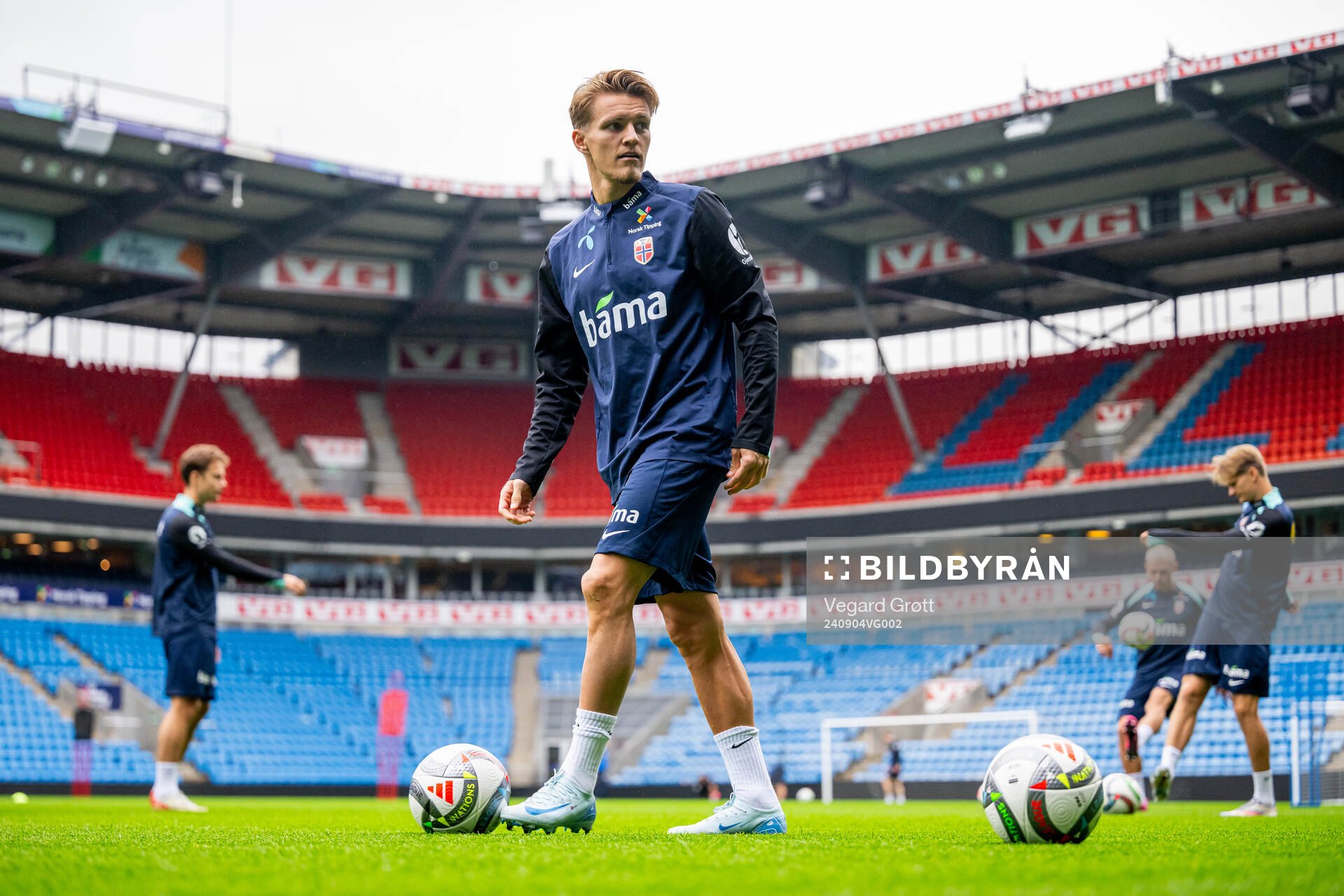 Martin Ødegaard of the Norwegian national football team