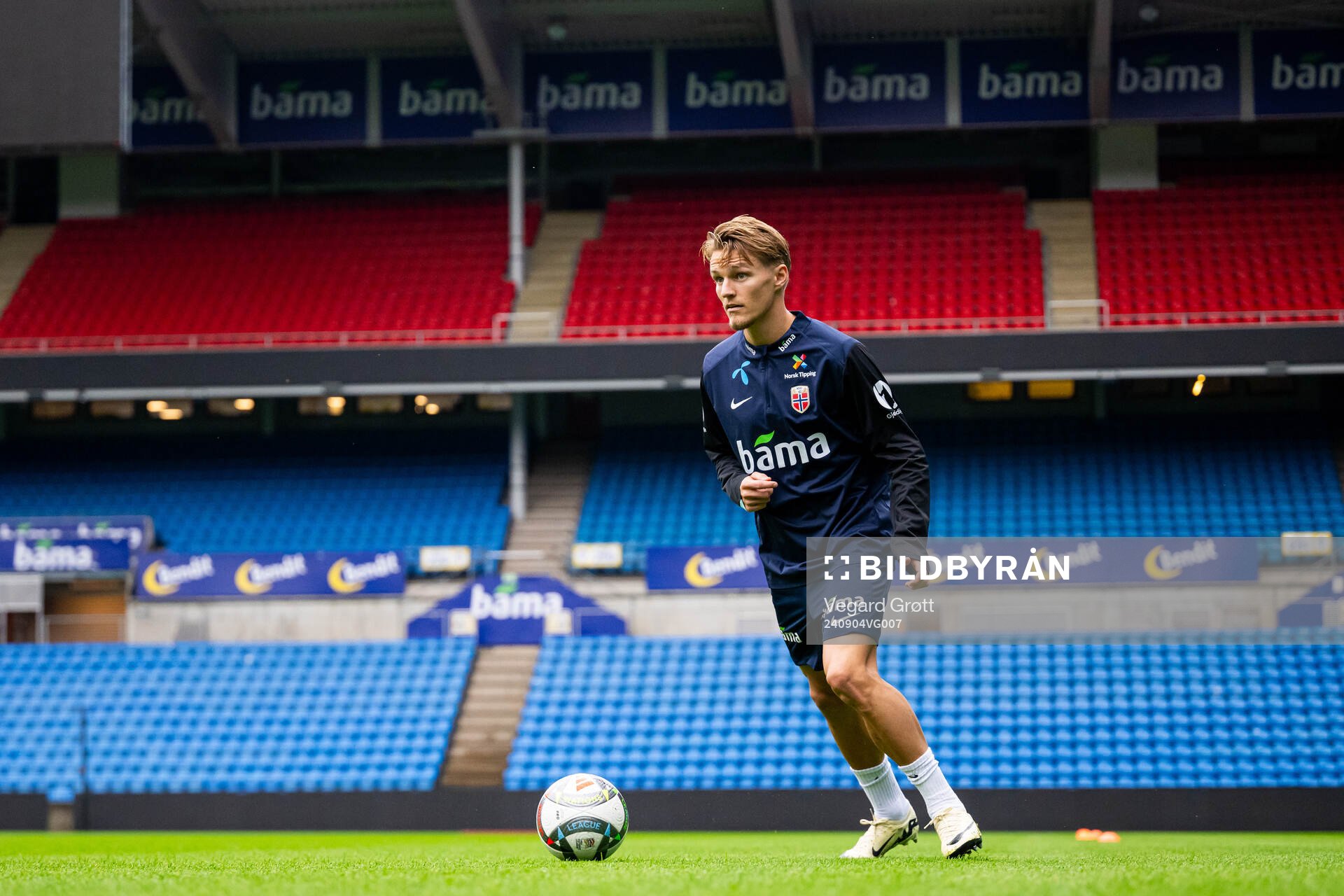 Martin Ødegaard of the Norwegian national football team