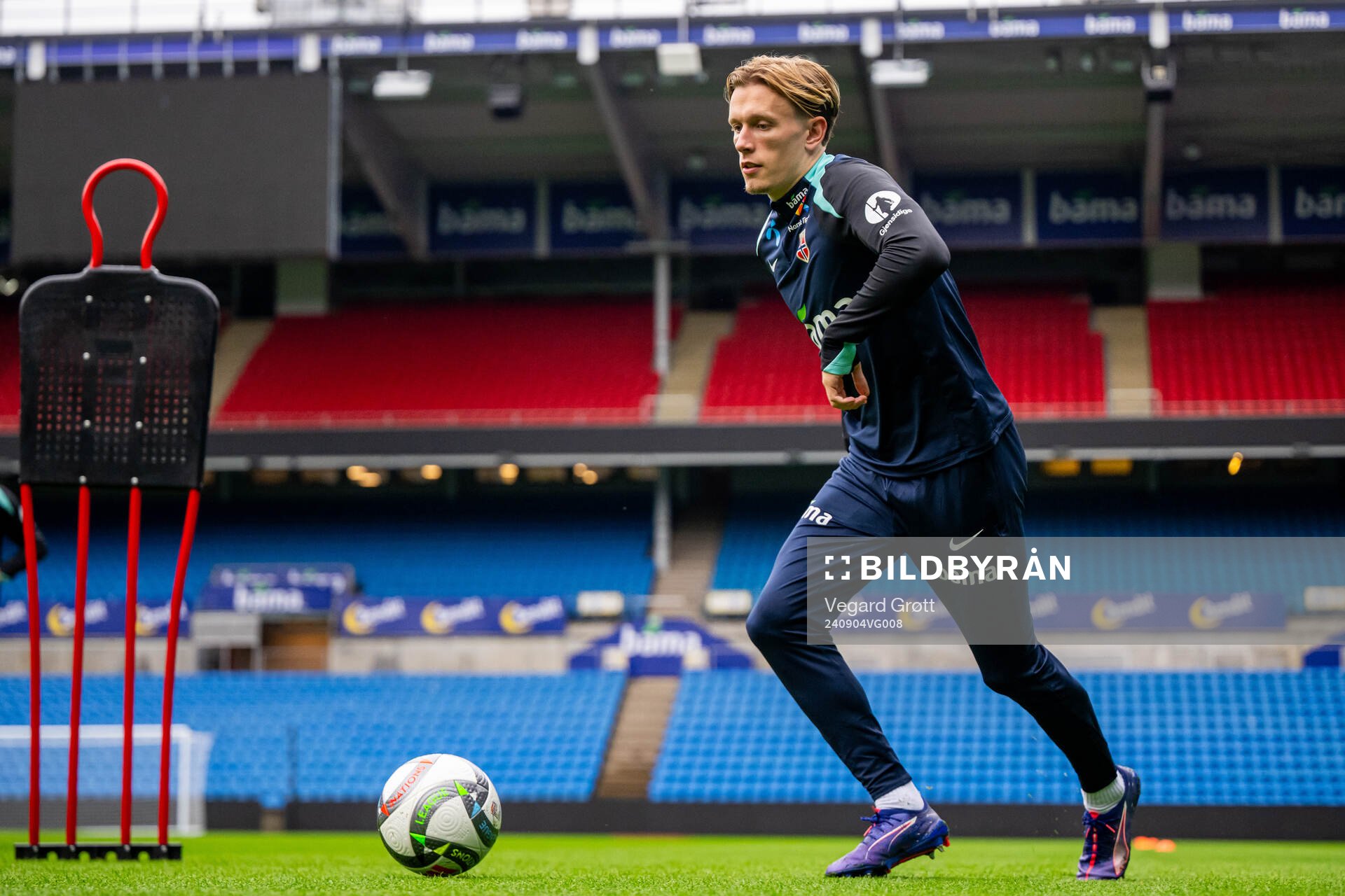 Marcus Holmgren Pedersen of the Norwegian national football