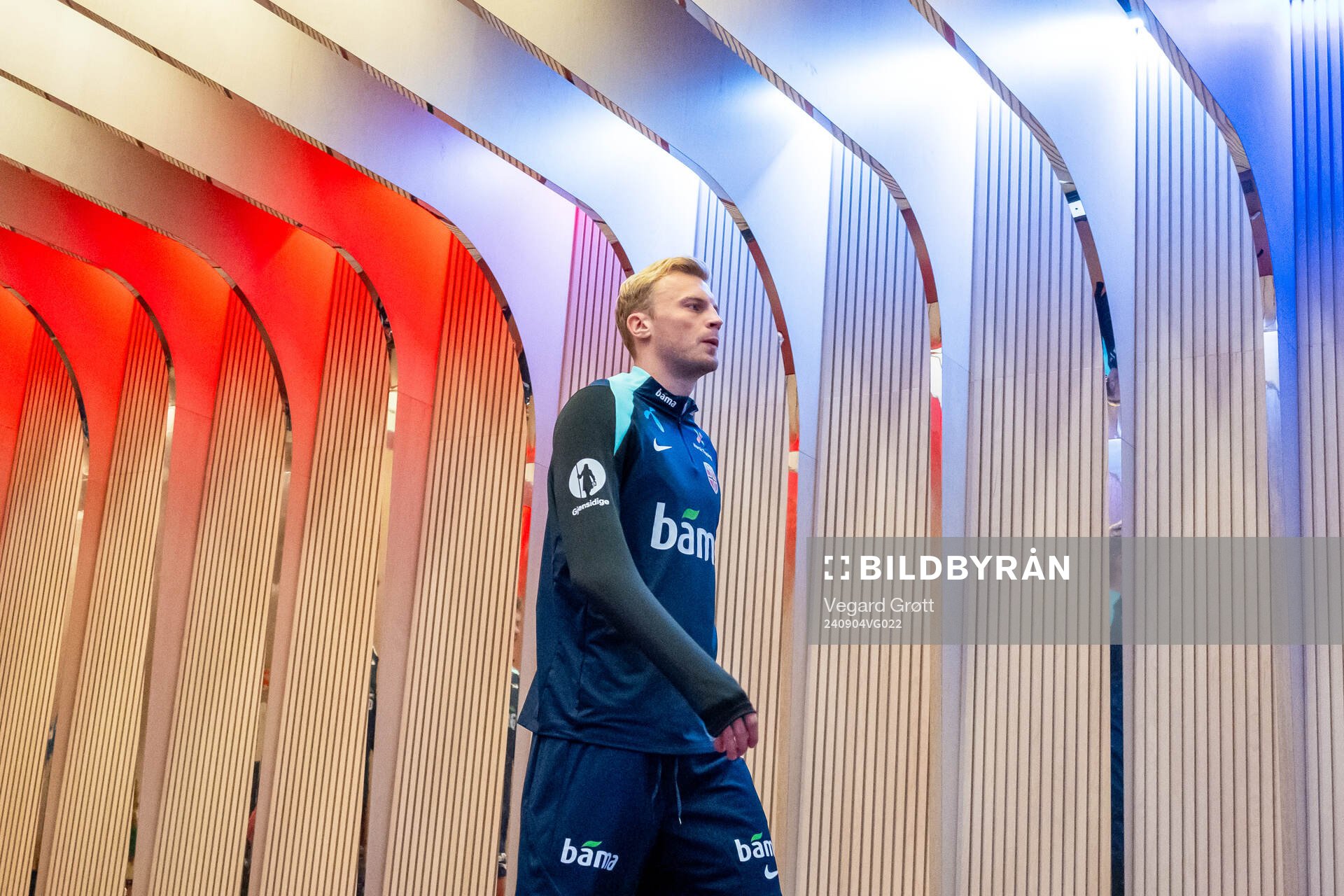 Sondre Langås of the Norwegian national football team