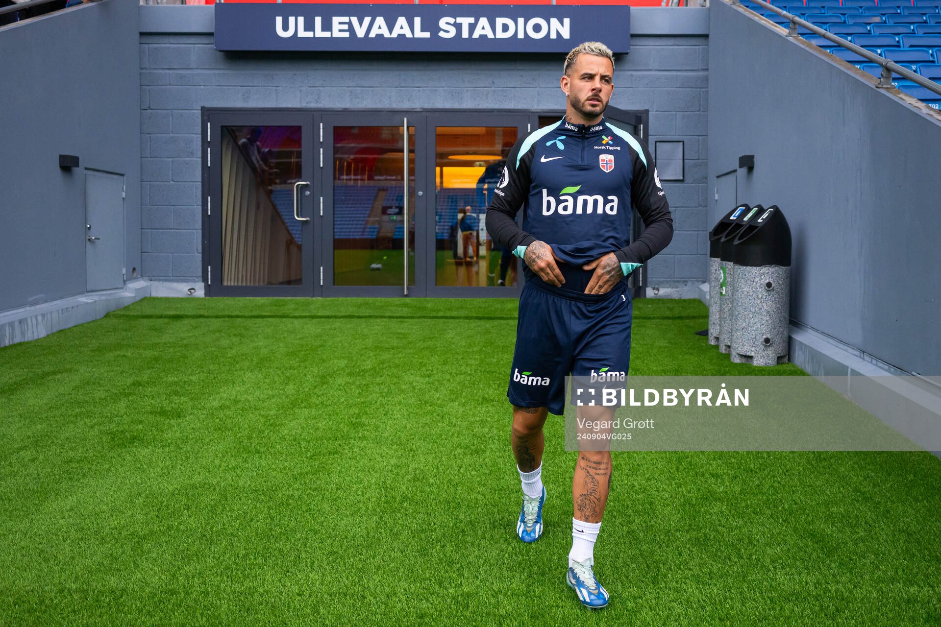 Aron Dønnum of the Norwegian national football team