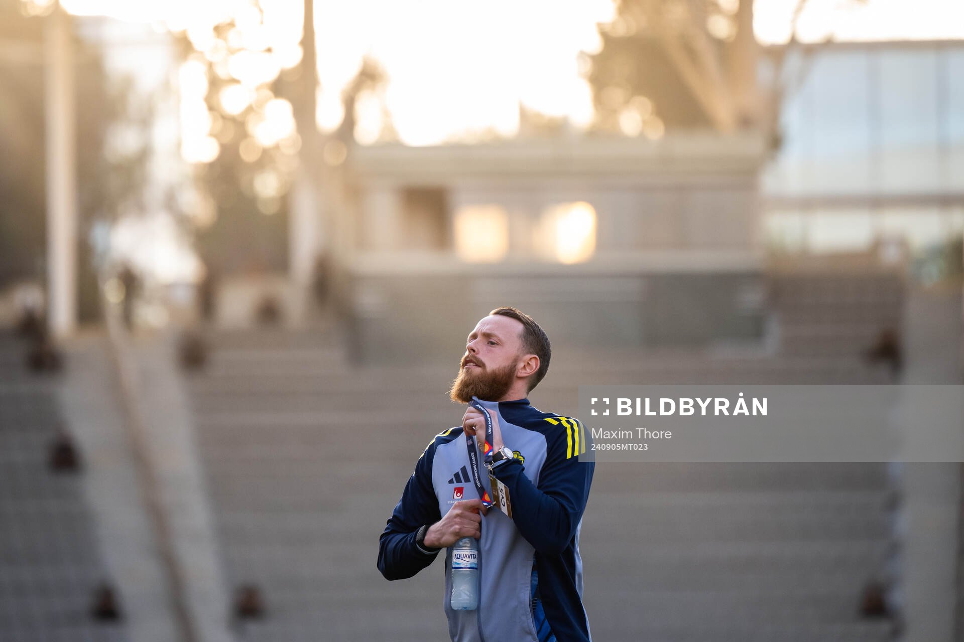 Goalkeeper Viktor Johansson of Sweden
